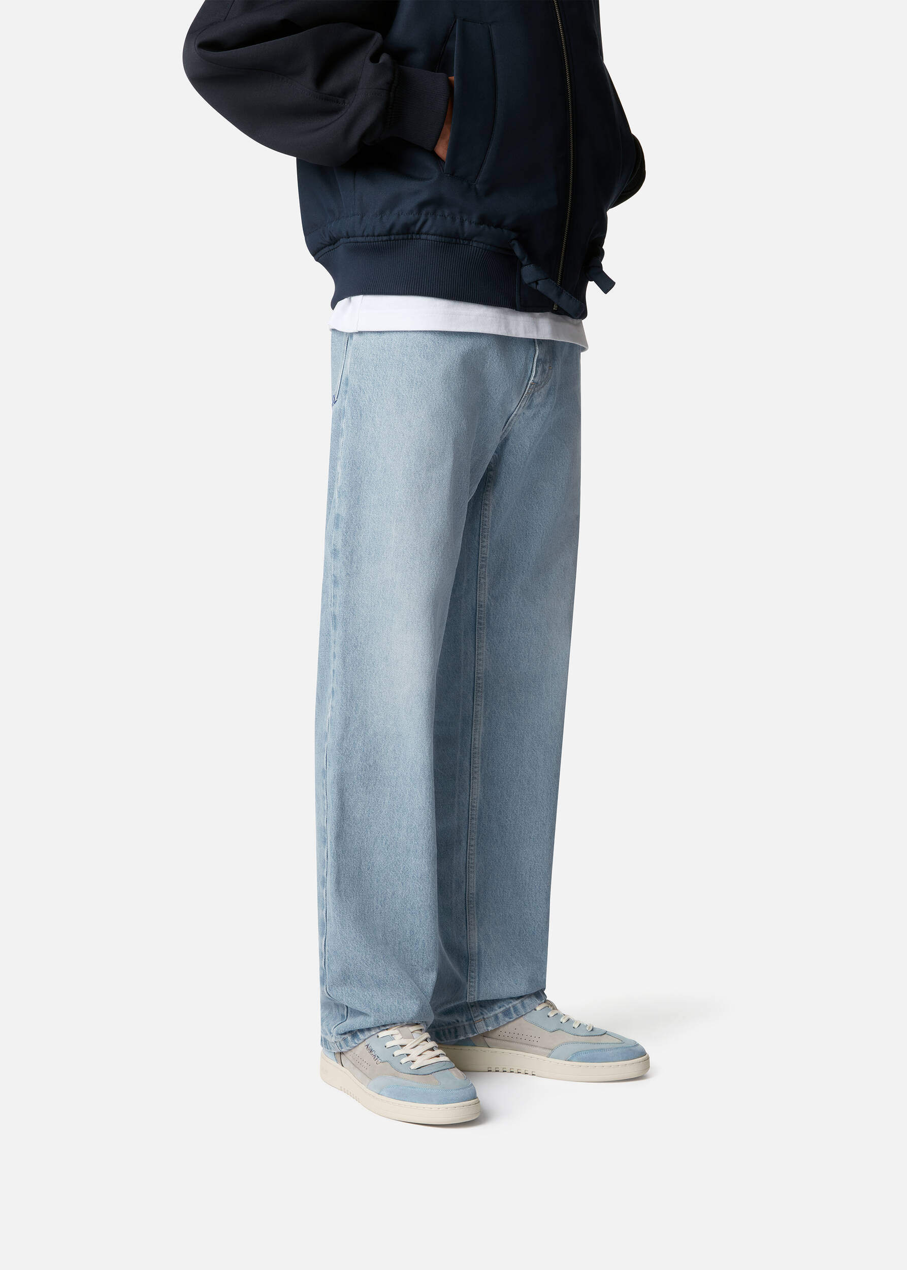 Dice T-Toe Sneaker Light Taupe/Light Blue