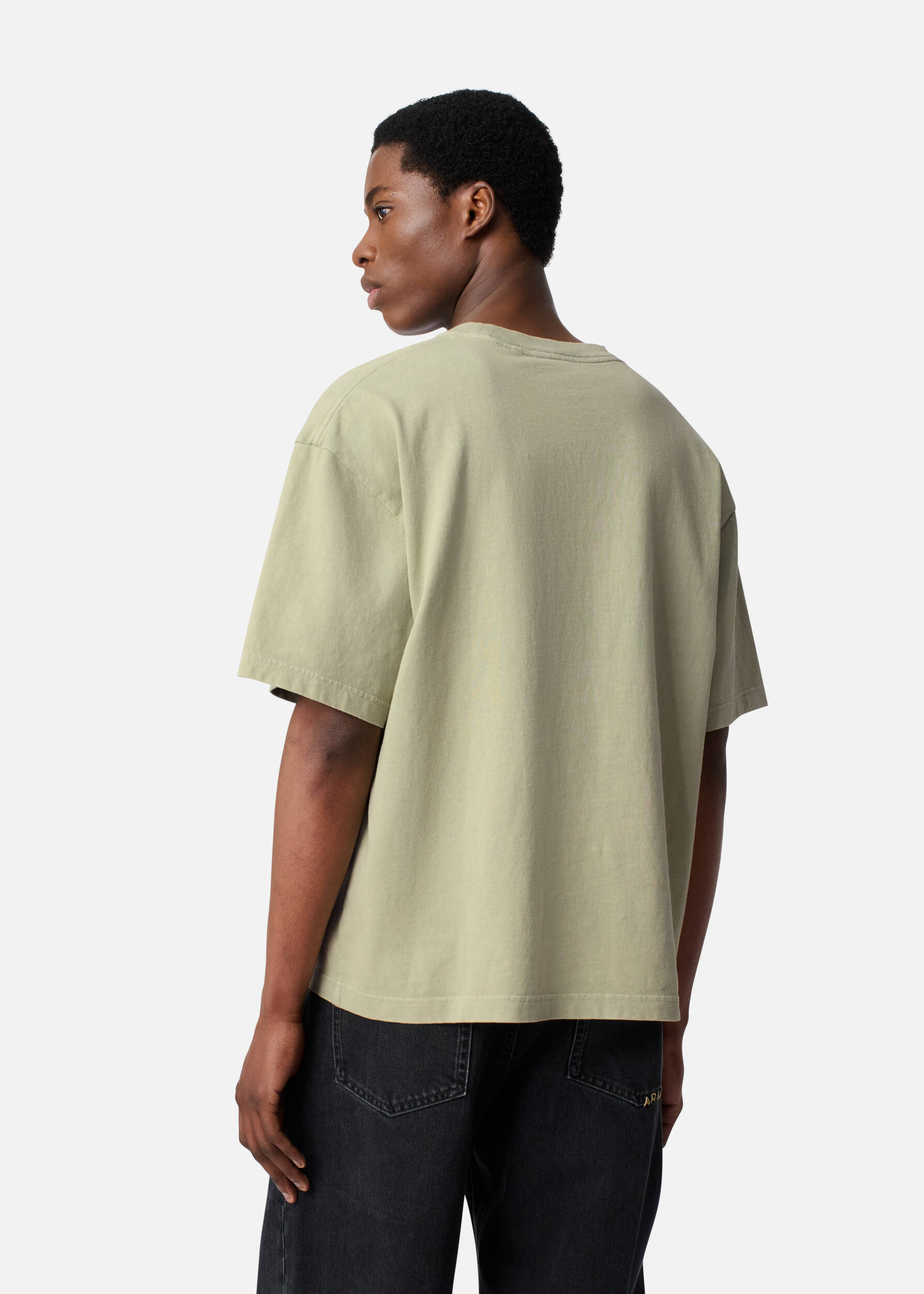 Distort Washed T-Shirt Dusty Green