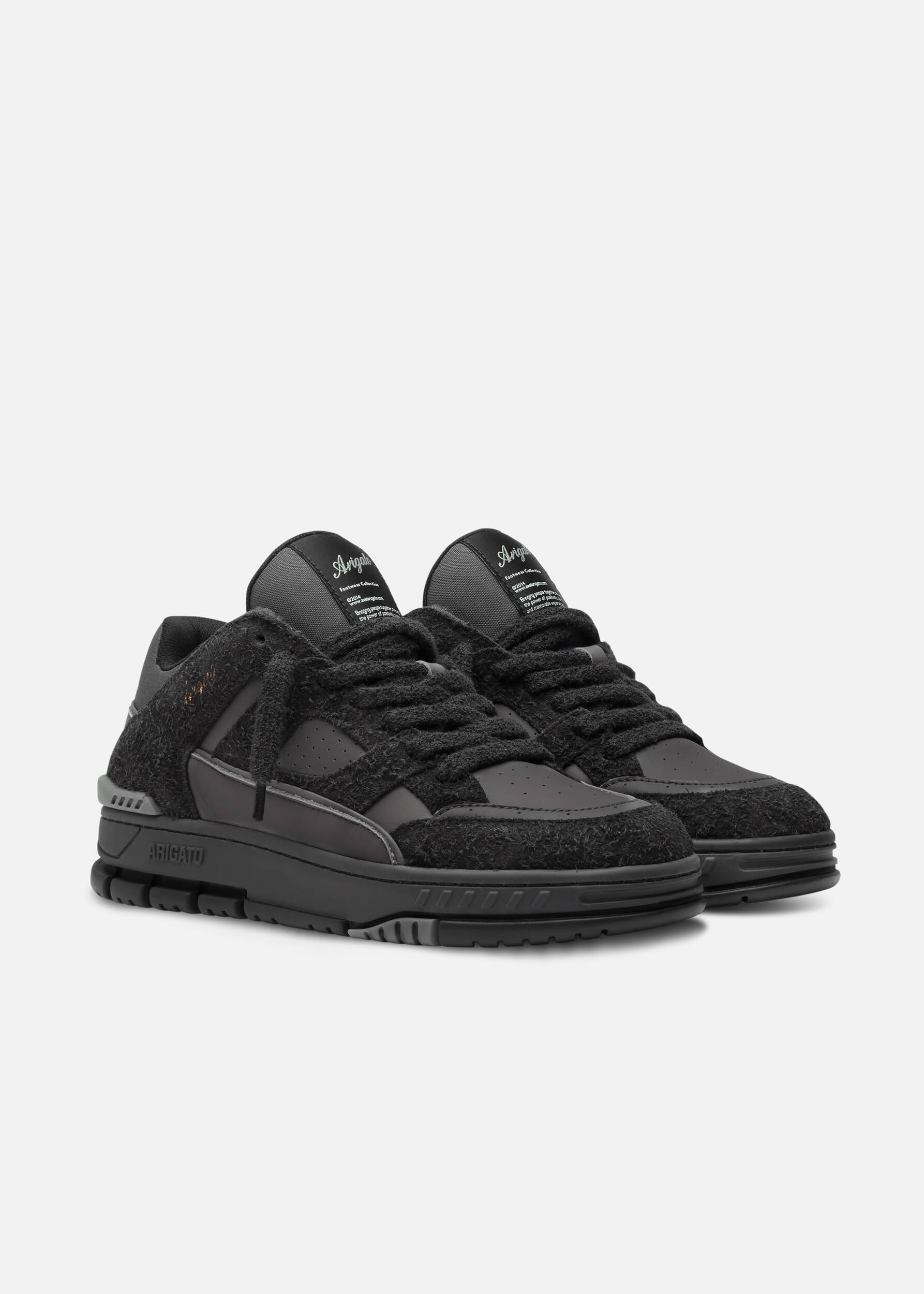 Area Lo Fluffy Sneaker Black/Off Black