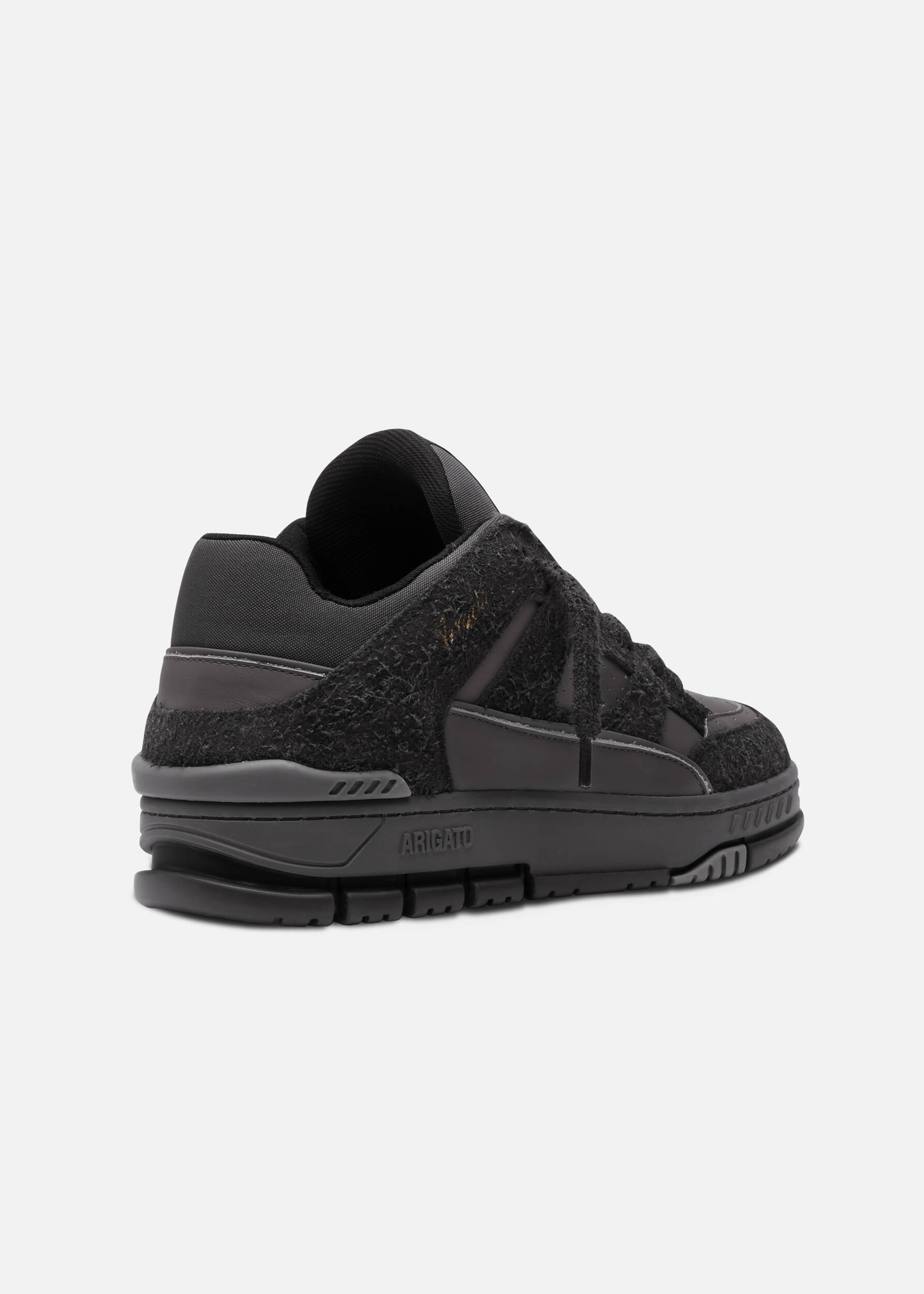 Area Lo Fluffy Sneaker Black/Off Black