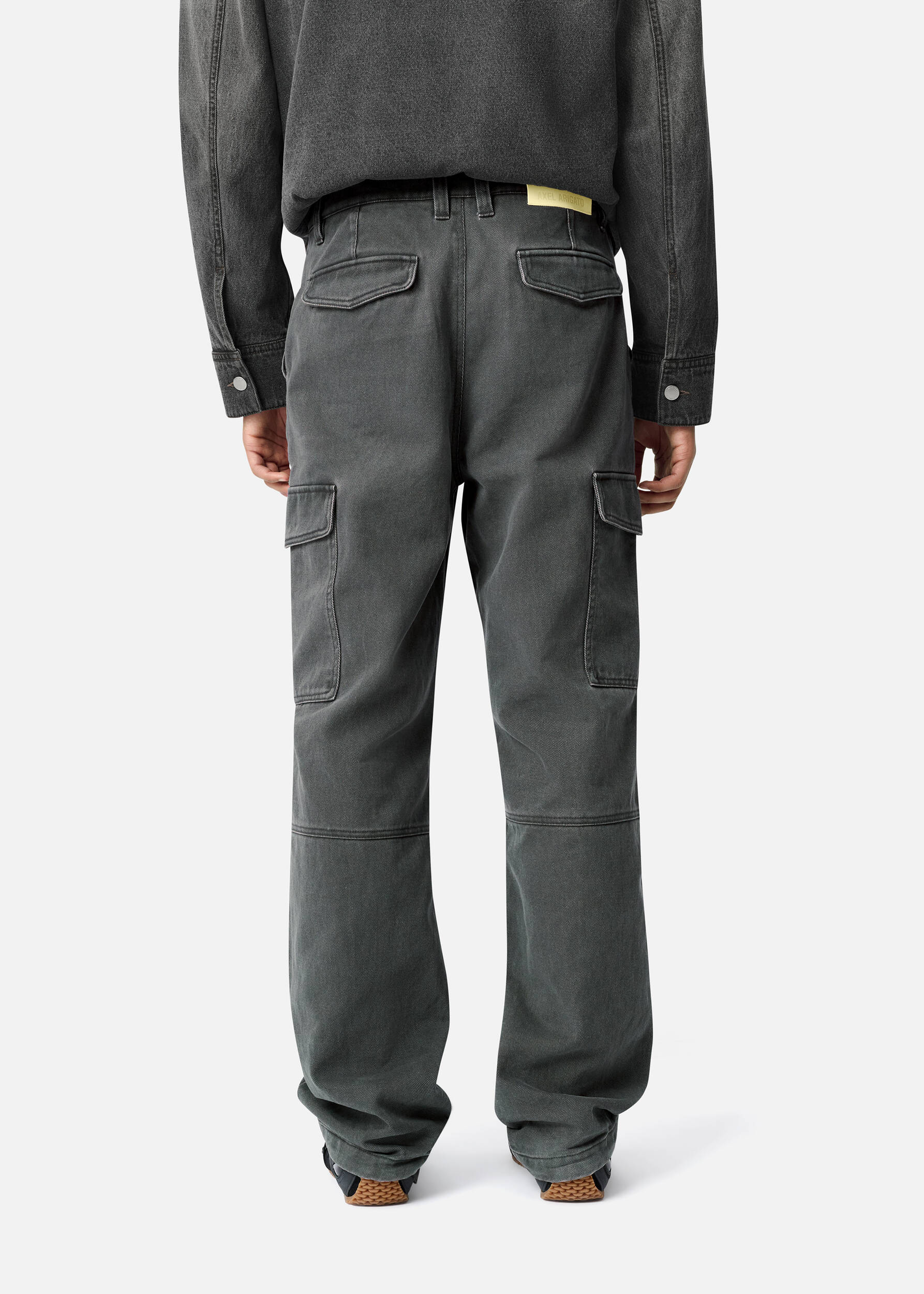 Abbot Cargo Trousers Grey
