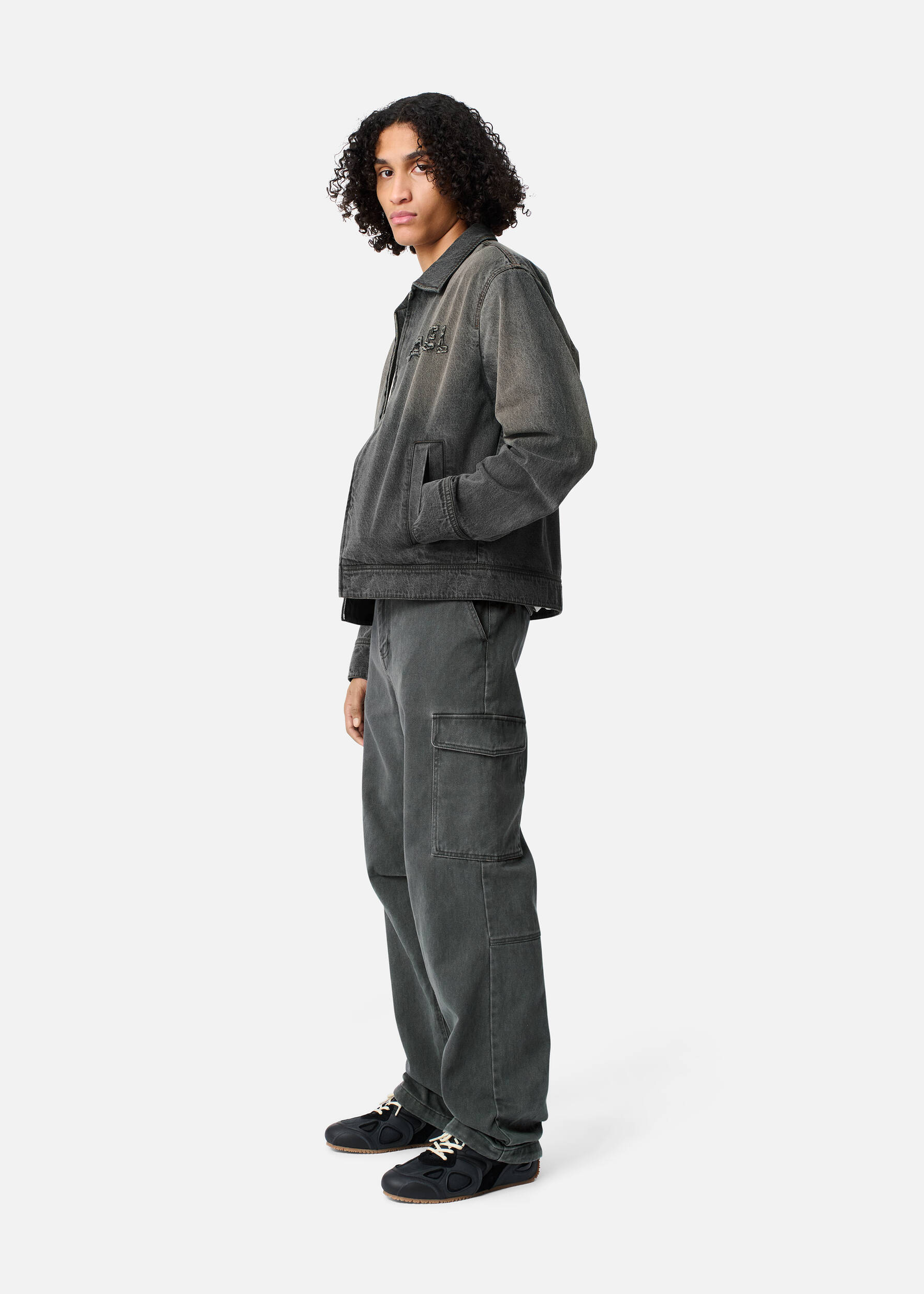 Abbot Cargo Trousers Grey 4 Abbot Cargo Trousers Grey