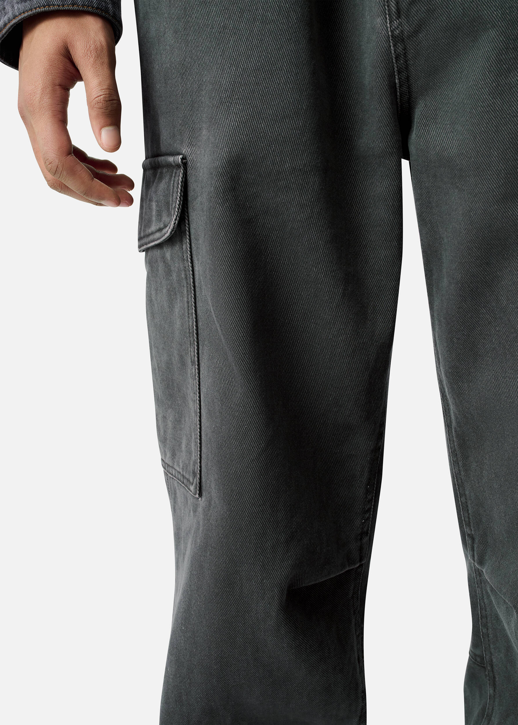 Abbot Cargo Trousers Grey 6 Abbot Cargo Trousers Grey