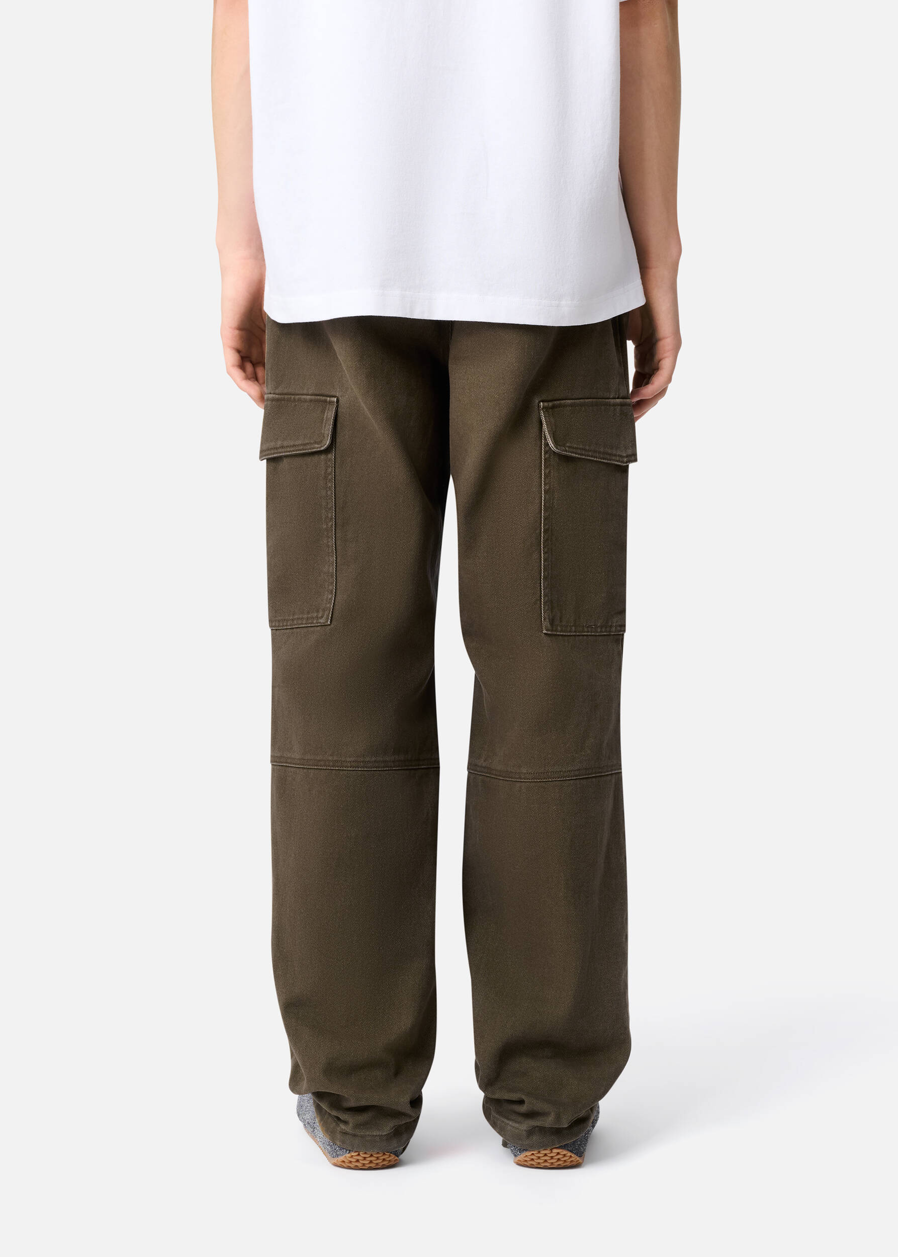 Abbot Cargo Trousers Brown