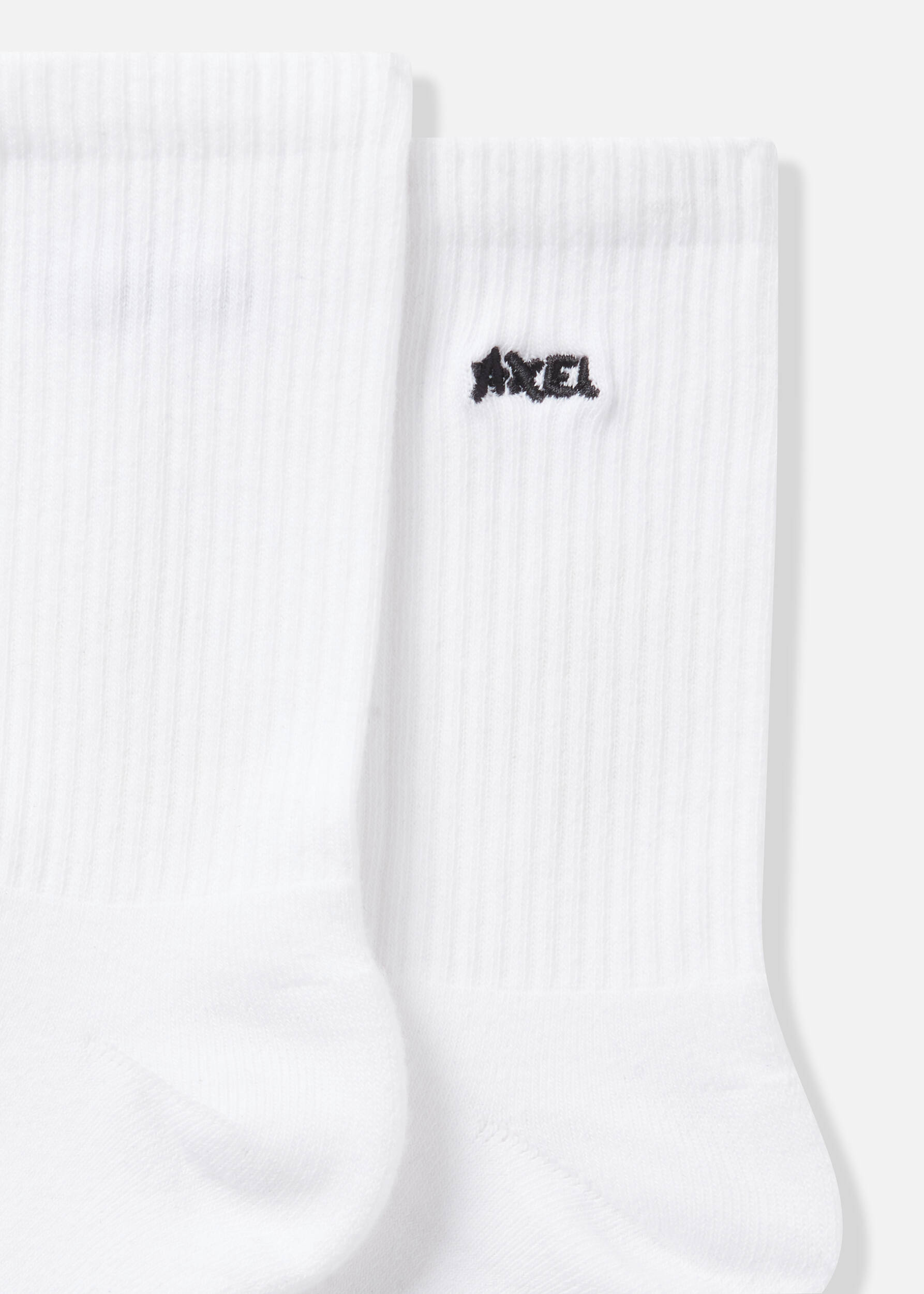 Floral Logo Socks White