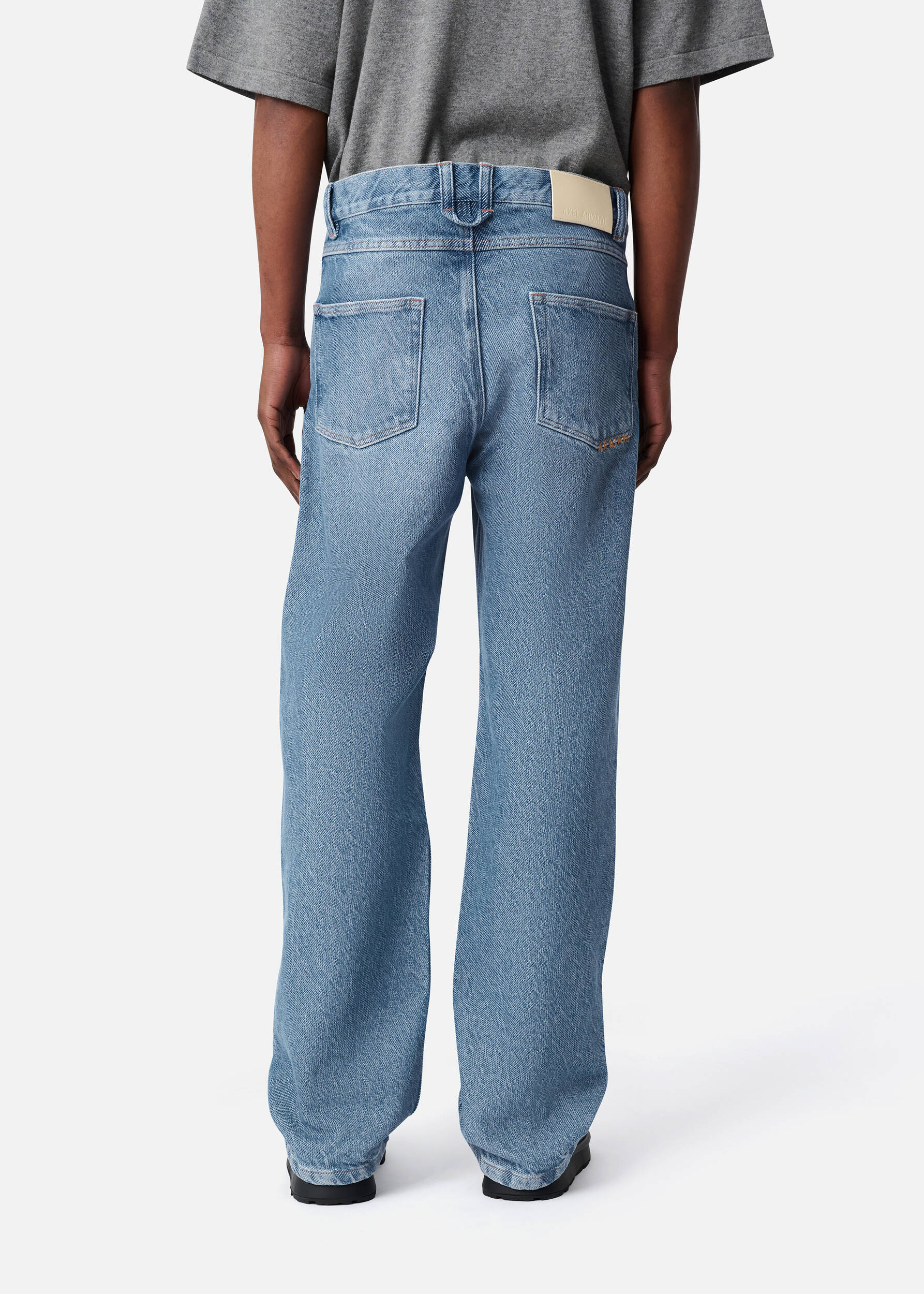 Twill Relaxed Jeans Mid Blue