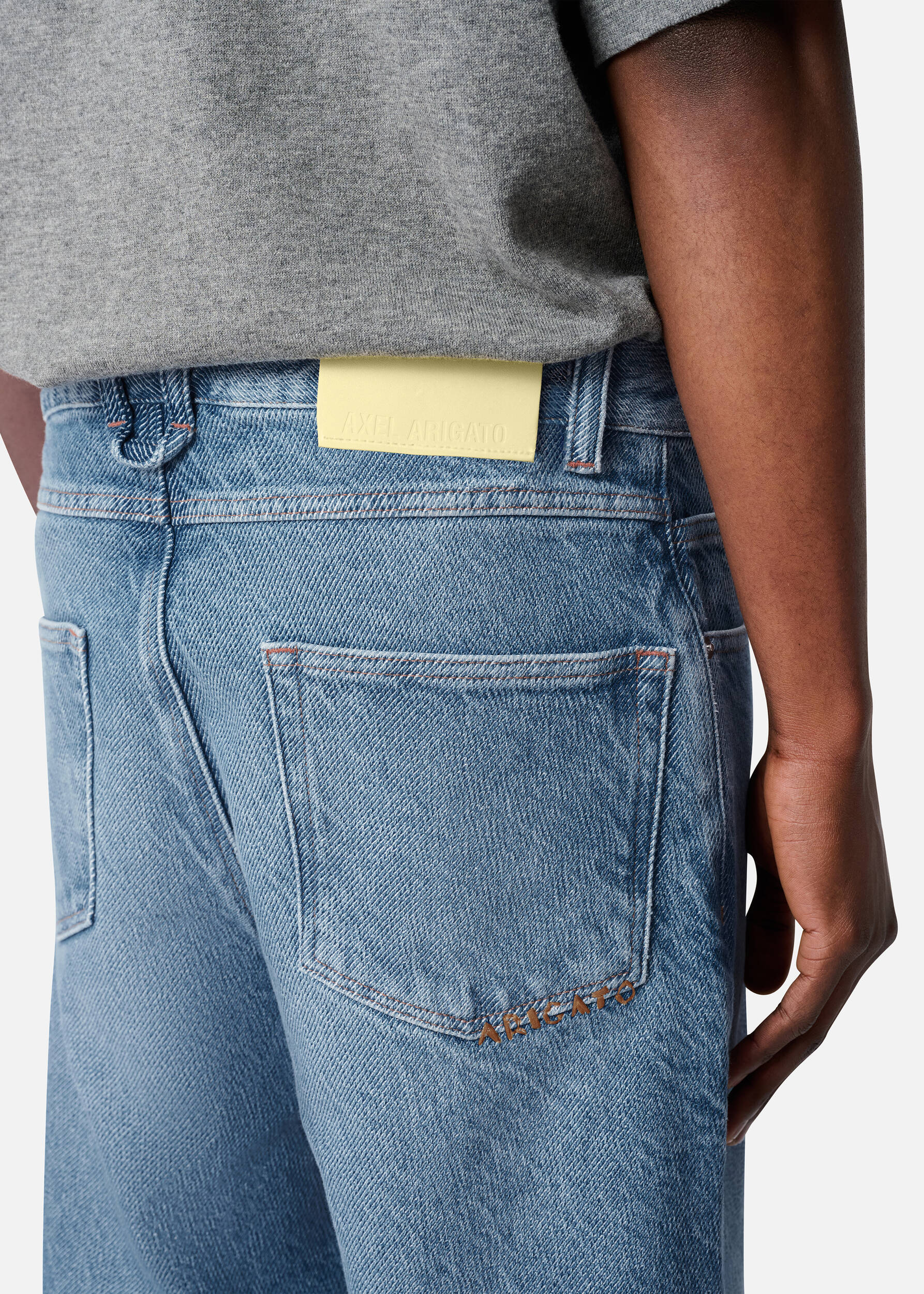 Twill Relaxed Jeans Mid Blue