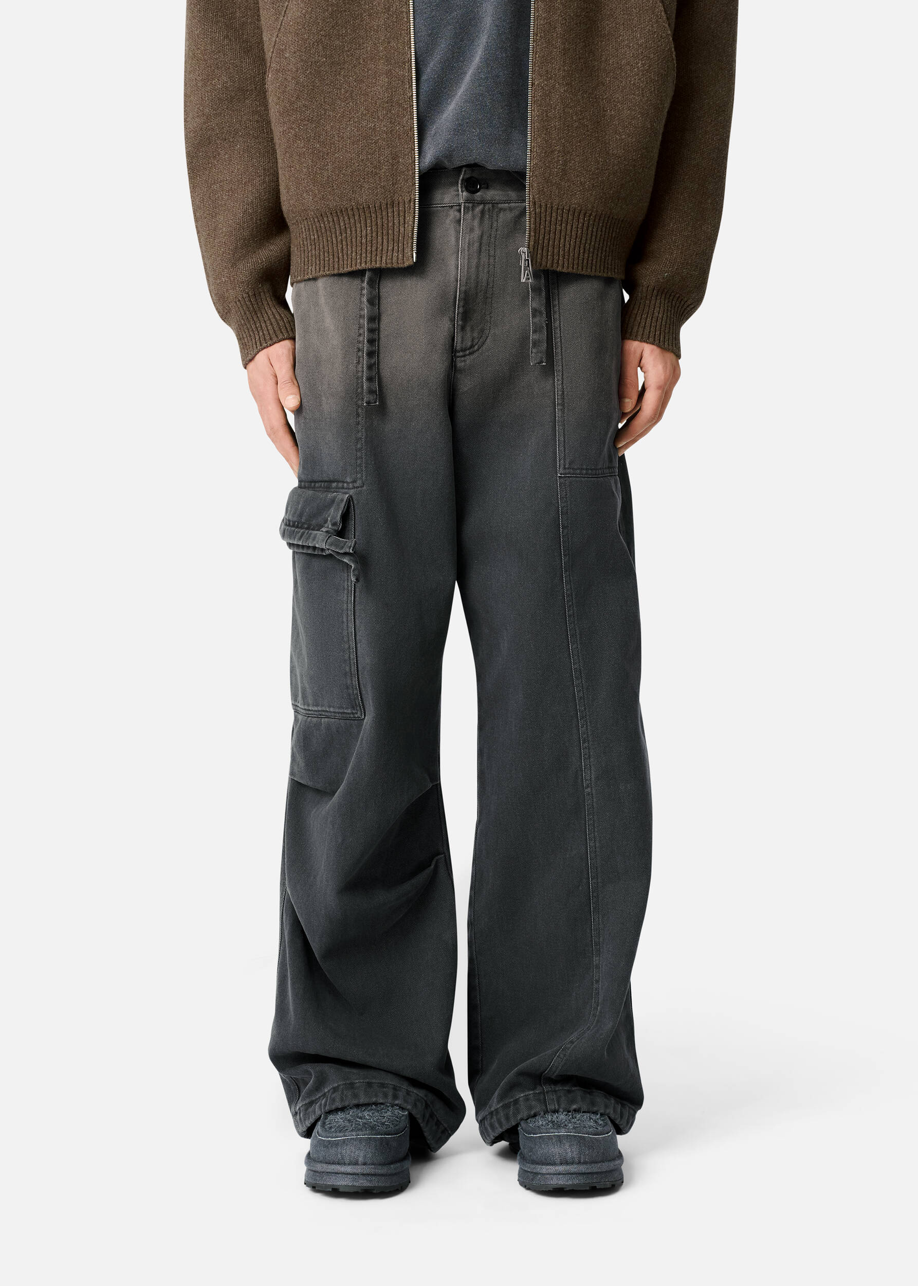 Dax Cargo Trousers Grey