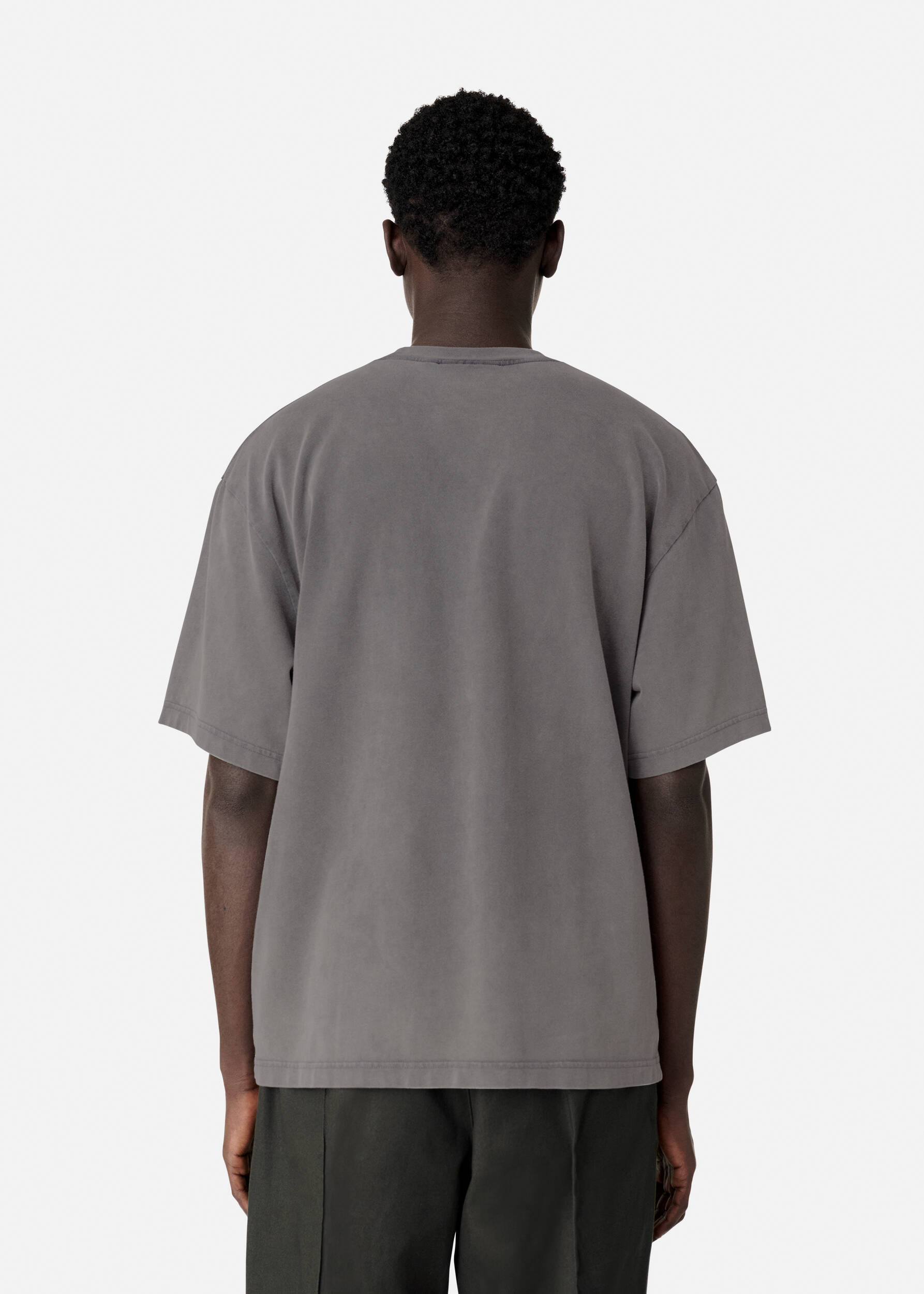 Distort Washed T-Shirt Steel Grey