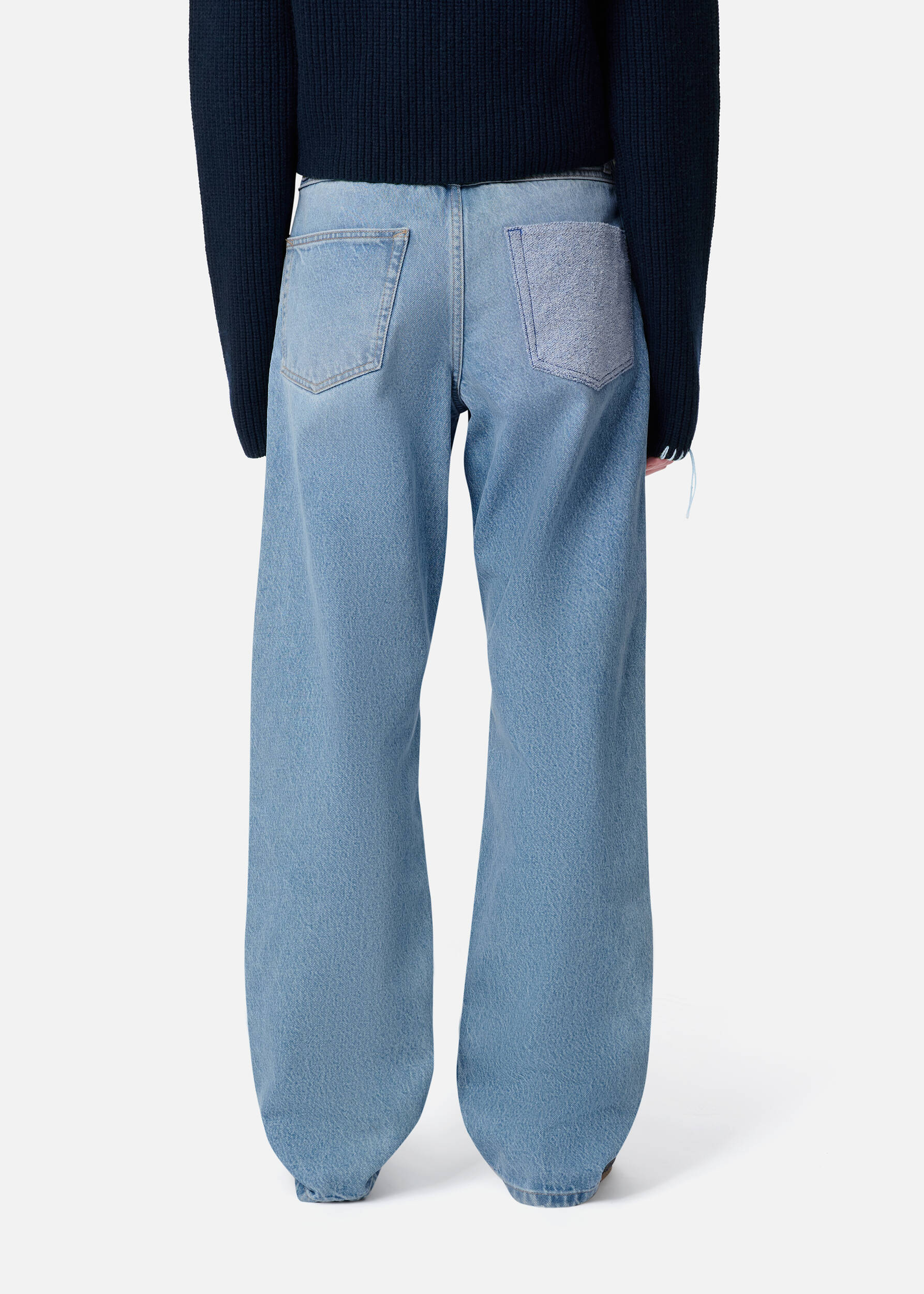 Zine Embroidered Patch Jeans Light Blue 4 Zine Embroidered Patch Jeans Light Blue