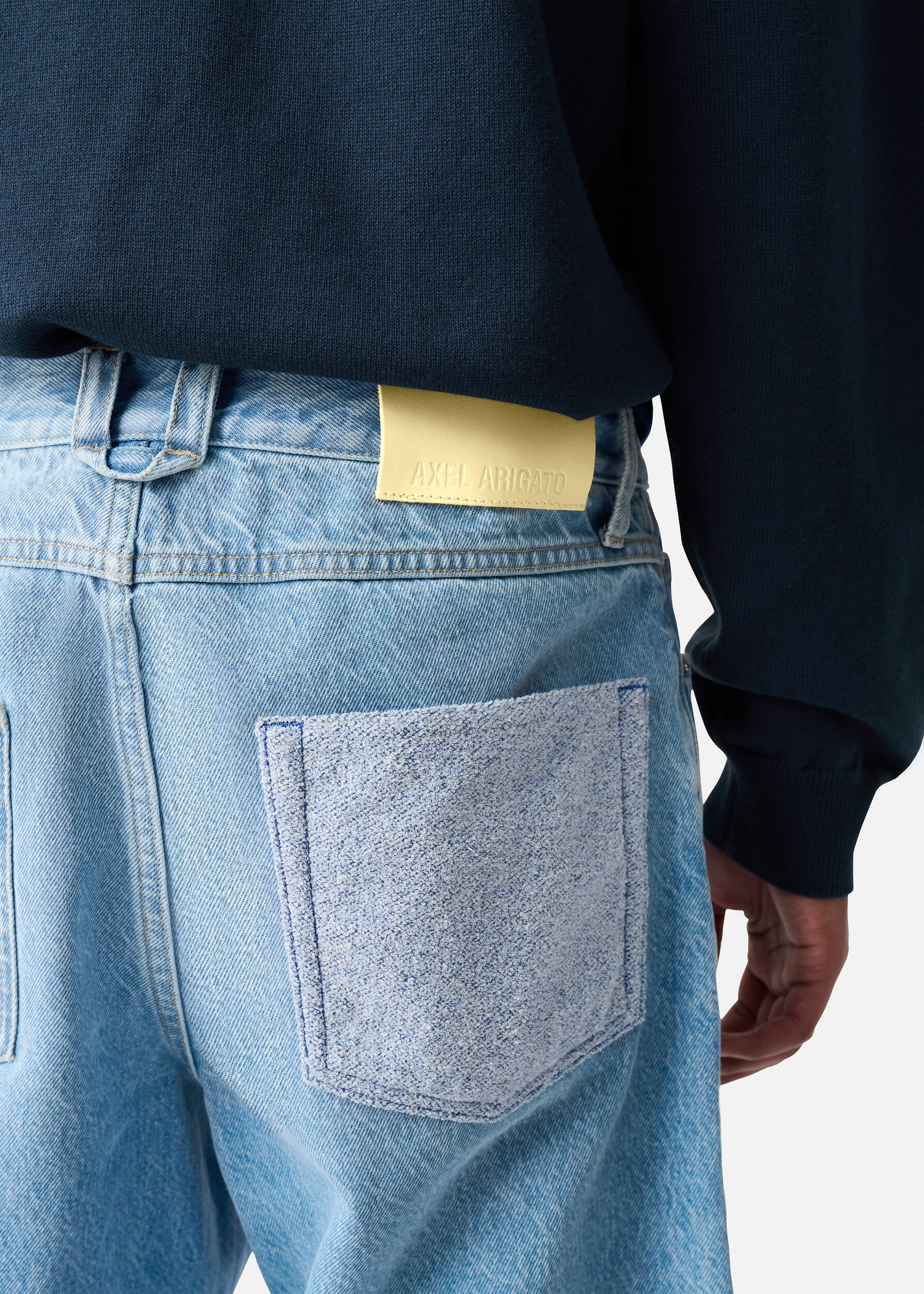 Zine Embroidered Patch Jeans Light Blue 5 Zine Embroidered Patch Jeans Light Blue