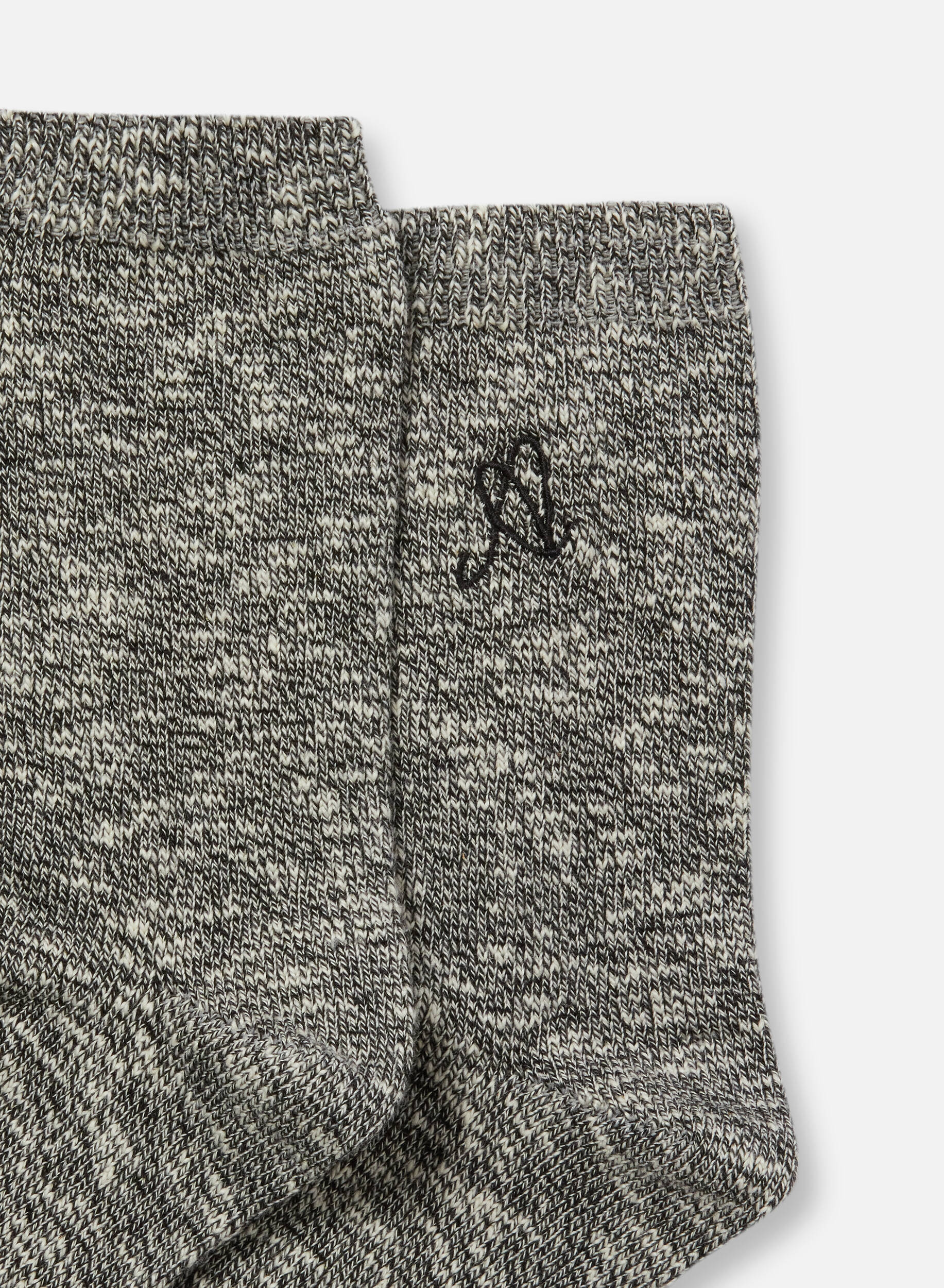 Mélange Tube Socks Salt & Pepper Melange