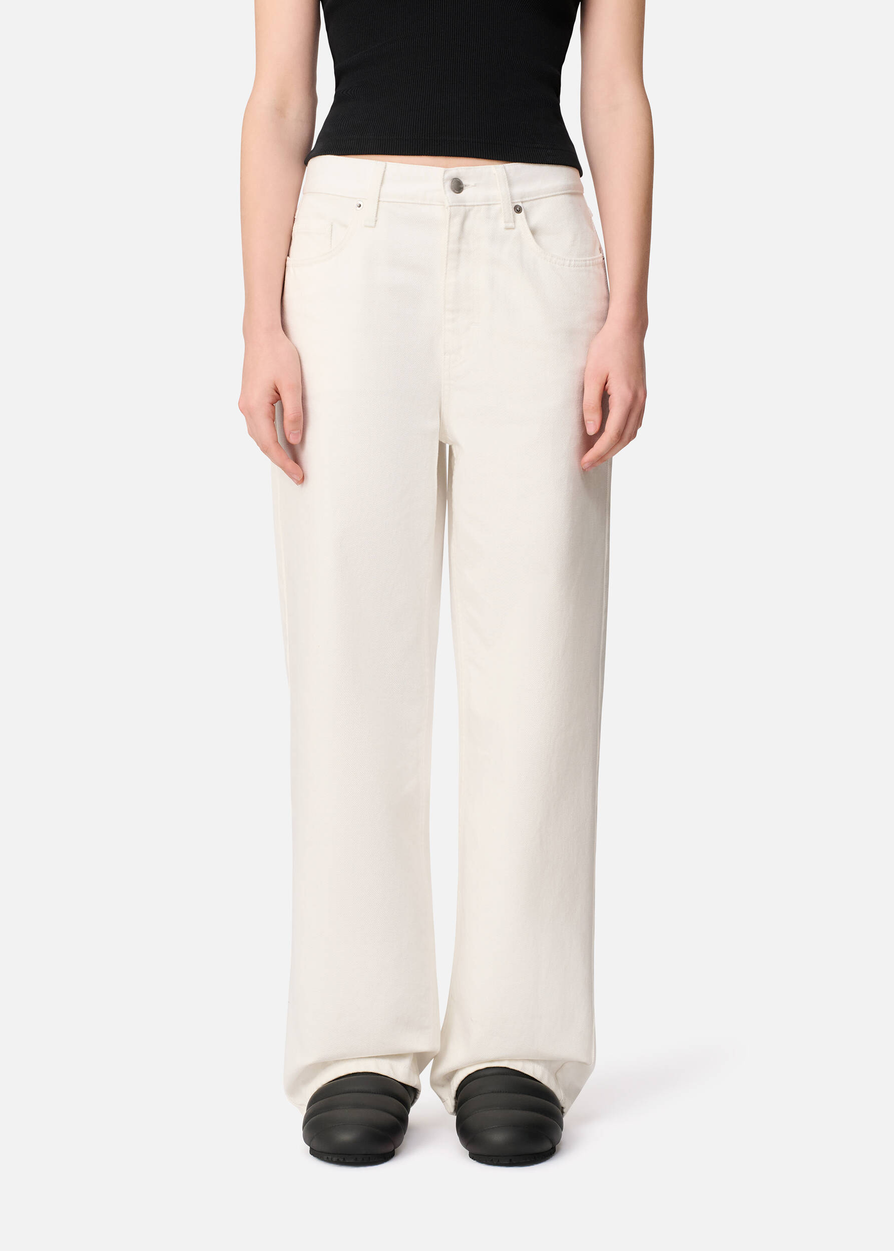 Lidia Straight Jeans White