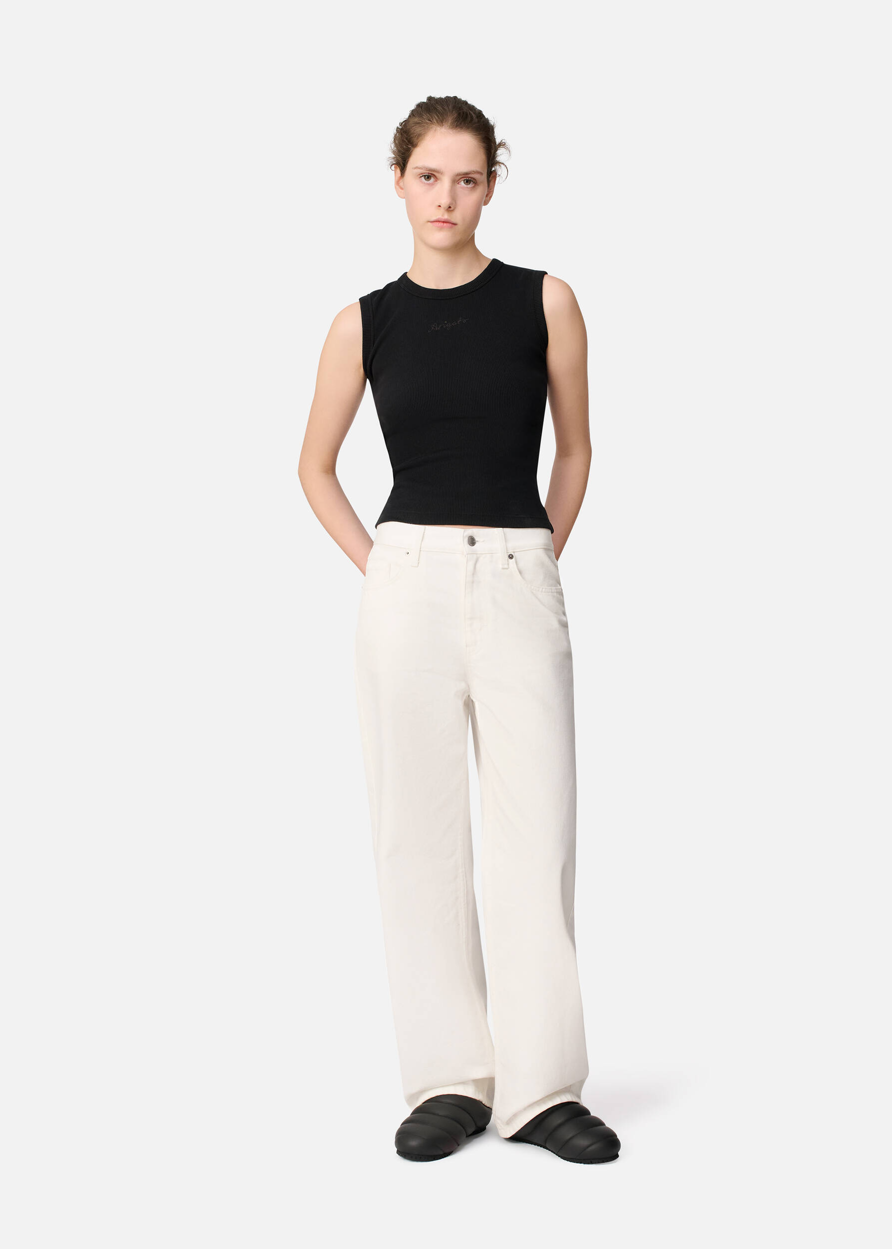 Lidia Straight Jeans White 3 Lidia Straight Jeans White