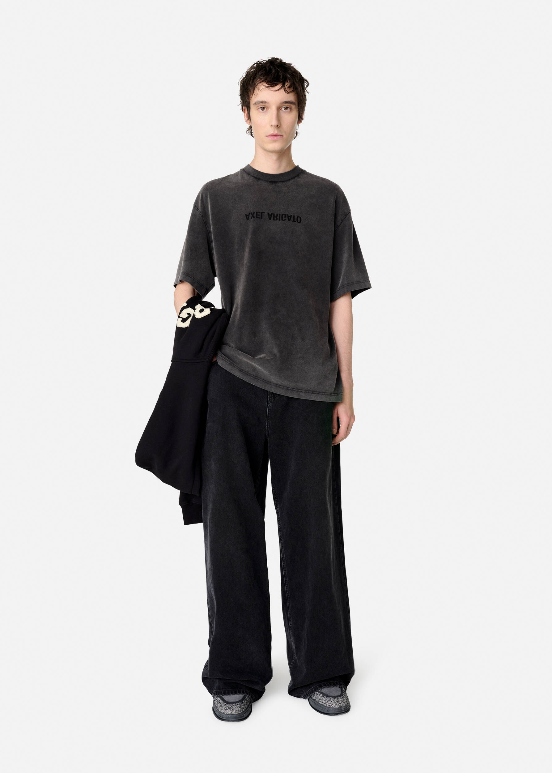 Distort Washed T-Shirt Black 3 Distort Washed T-Shirt Black