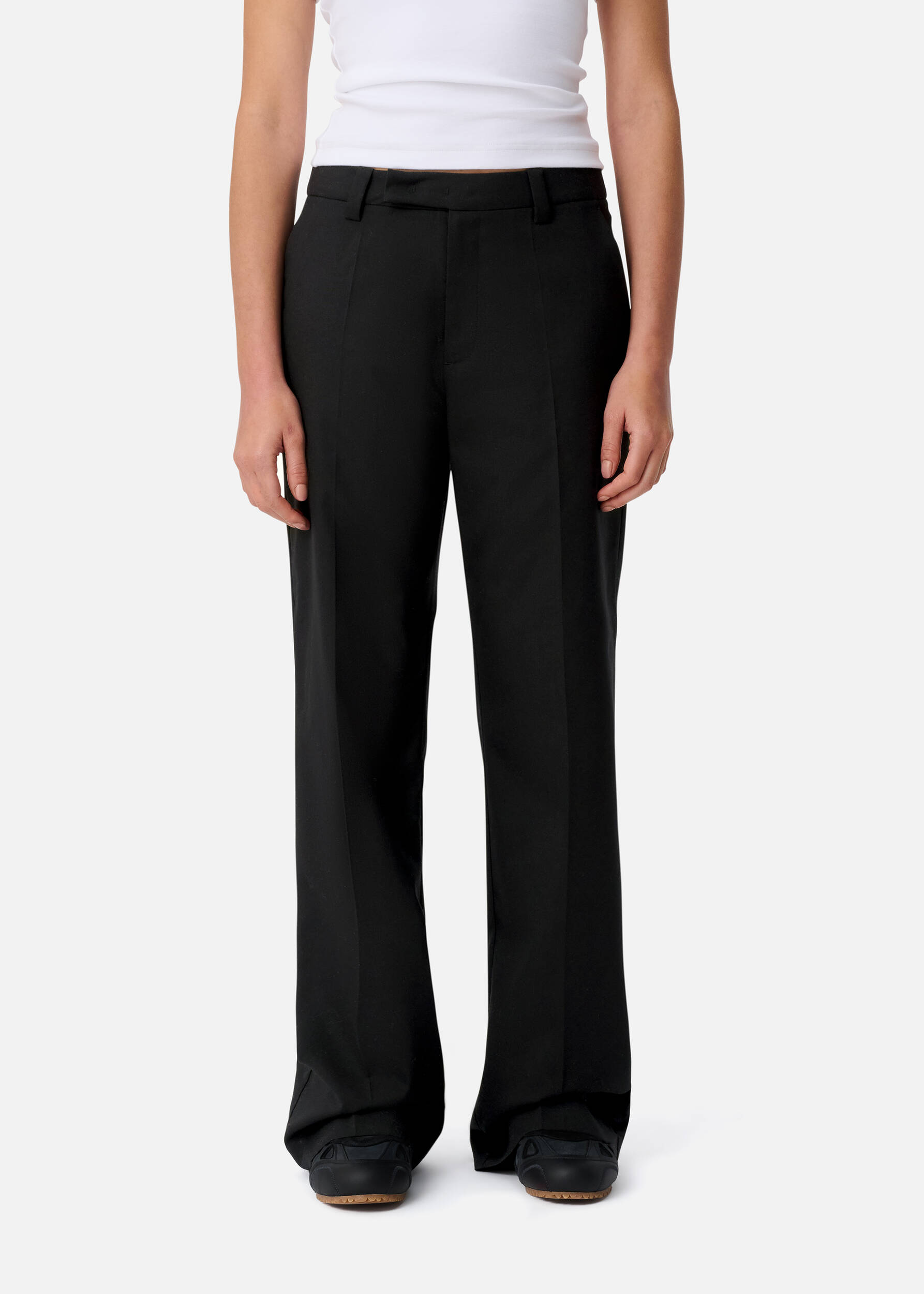 Vera Slit Trouser Black