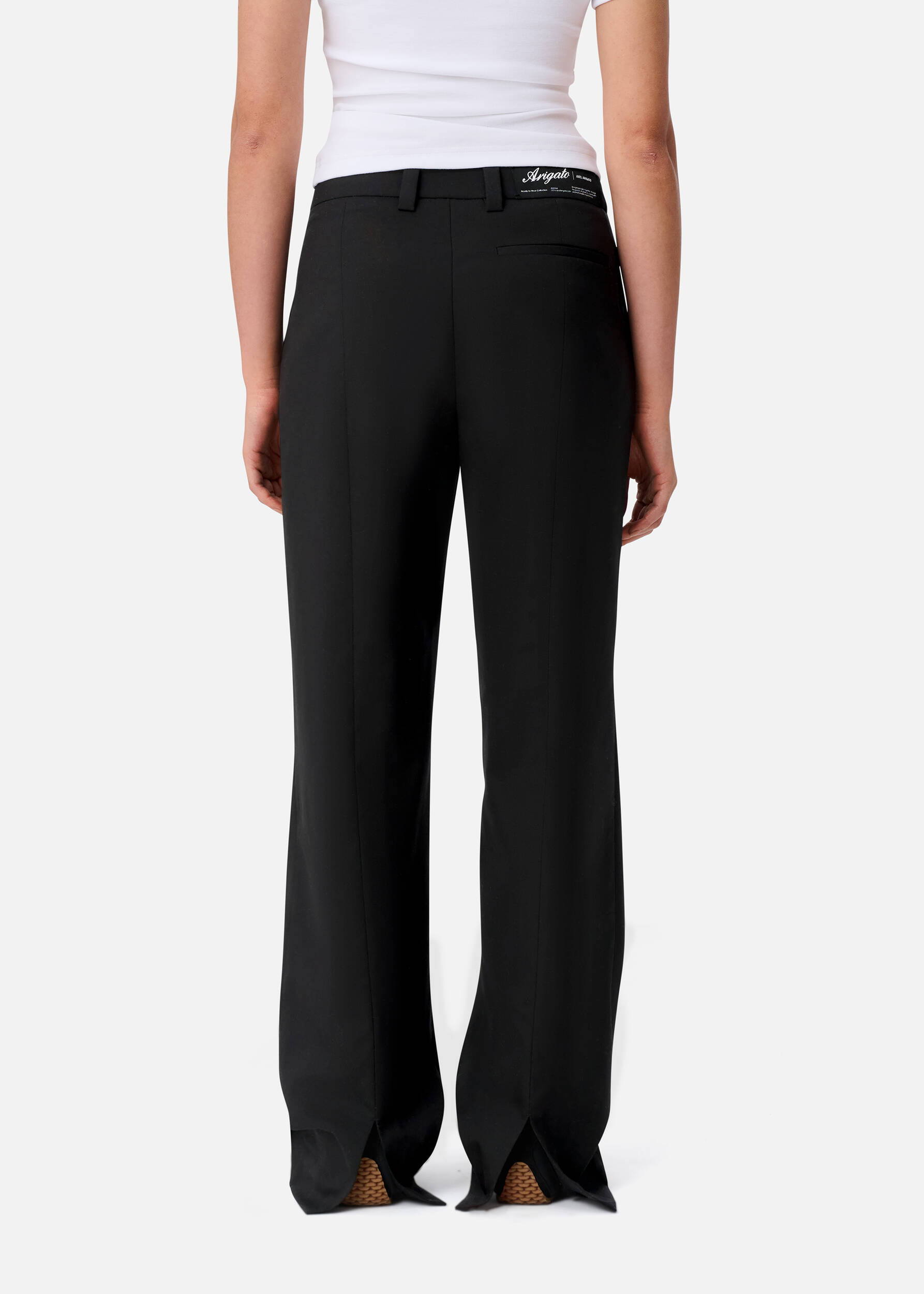 Vera Slit Trouser Black