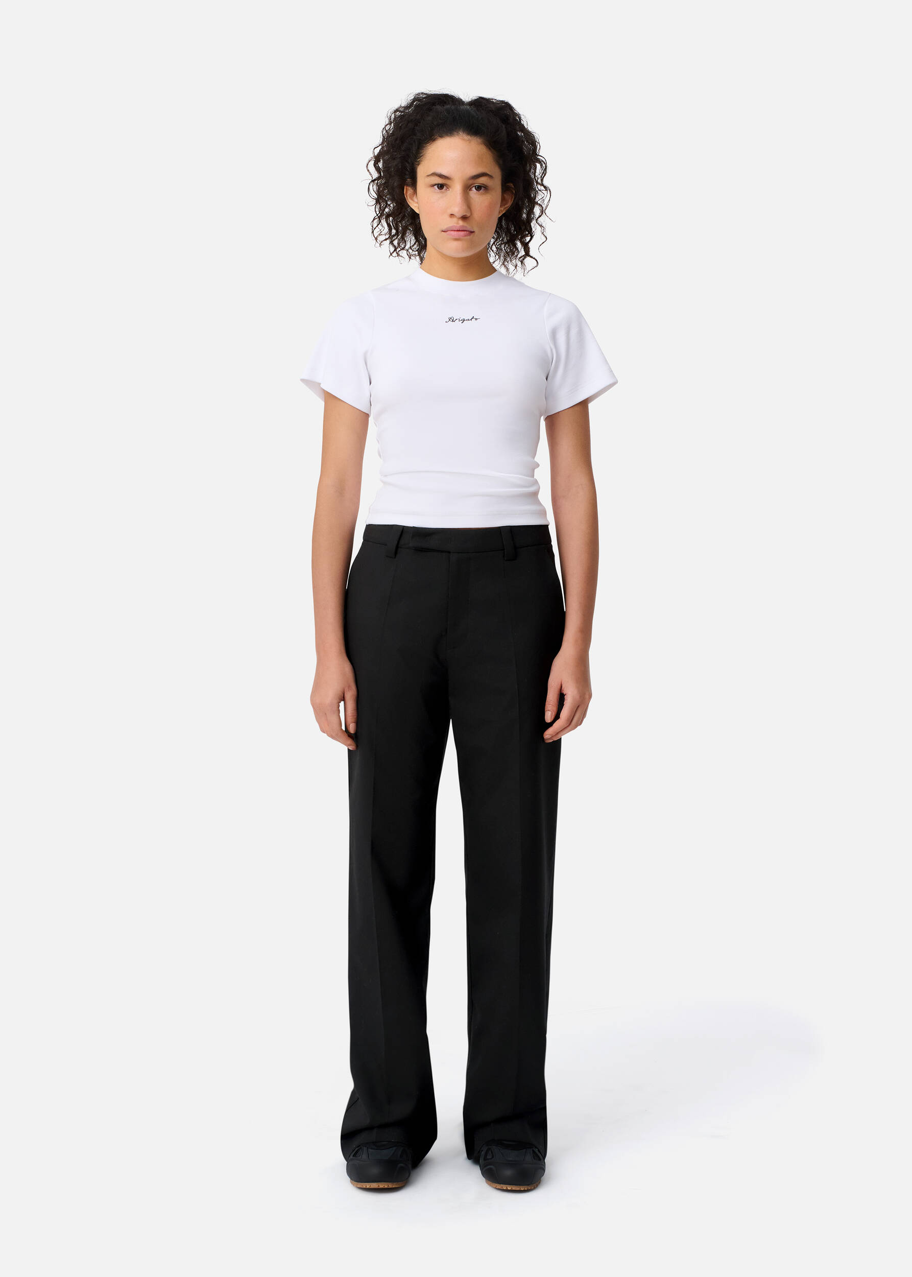 Vera Slit Trouser Black