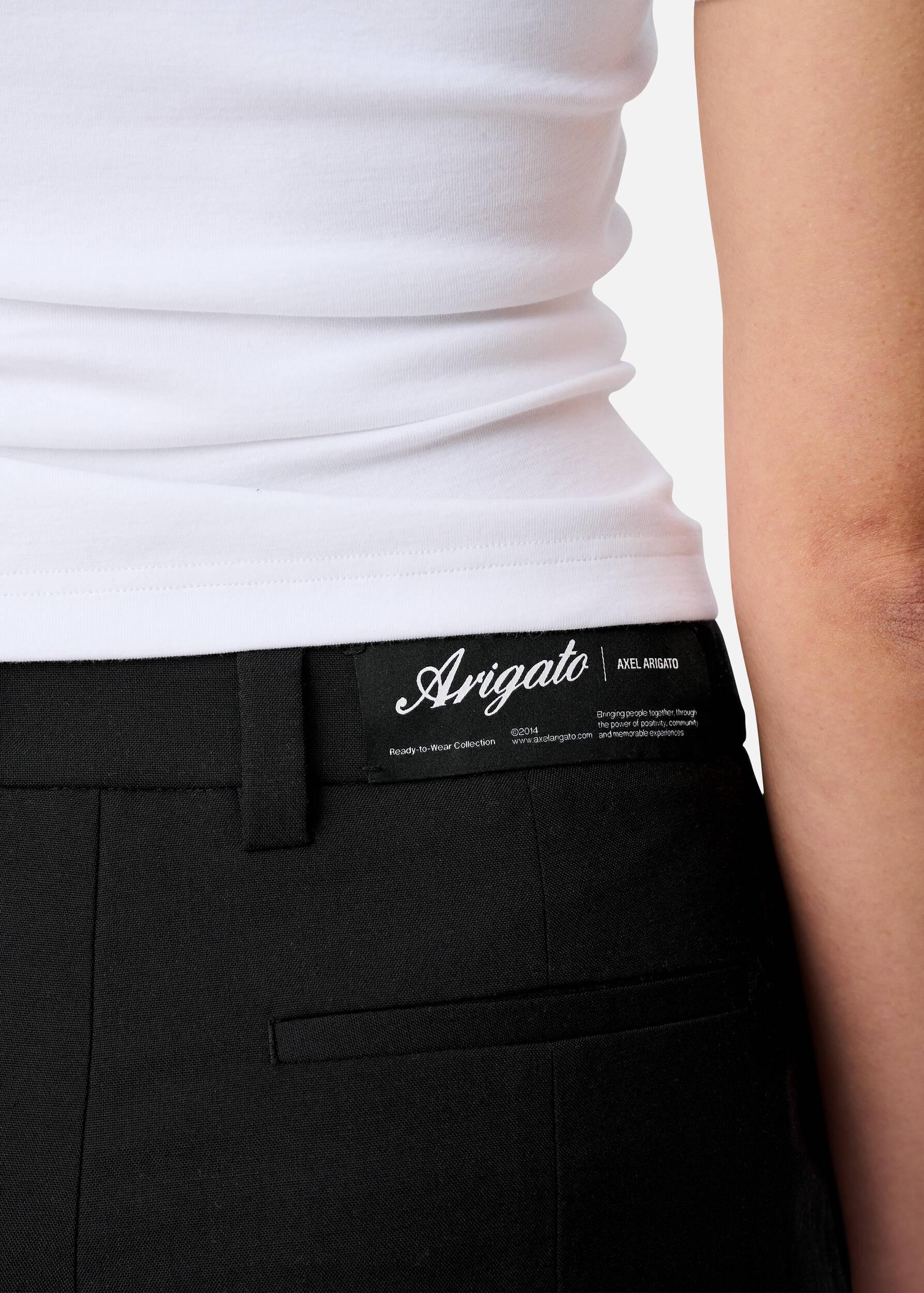 Vera Slit Trouser Black