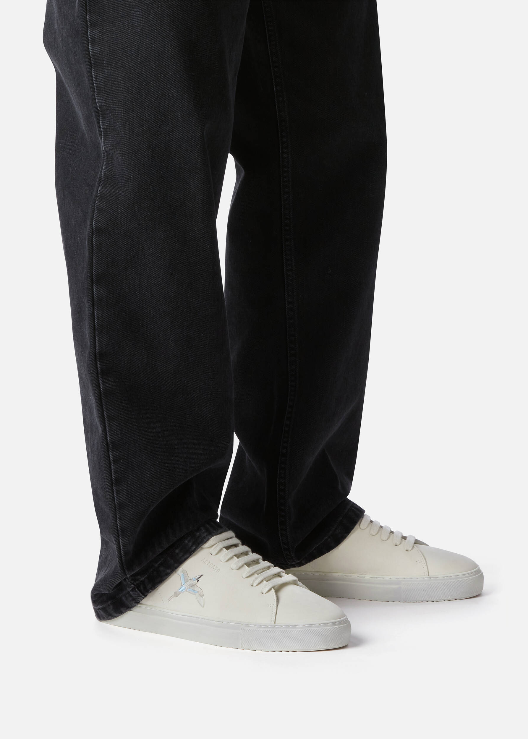 Clean 90 B Bird Sneaker White/Light Blue