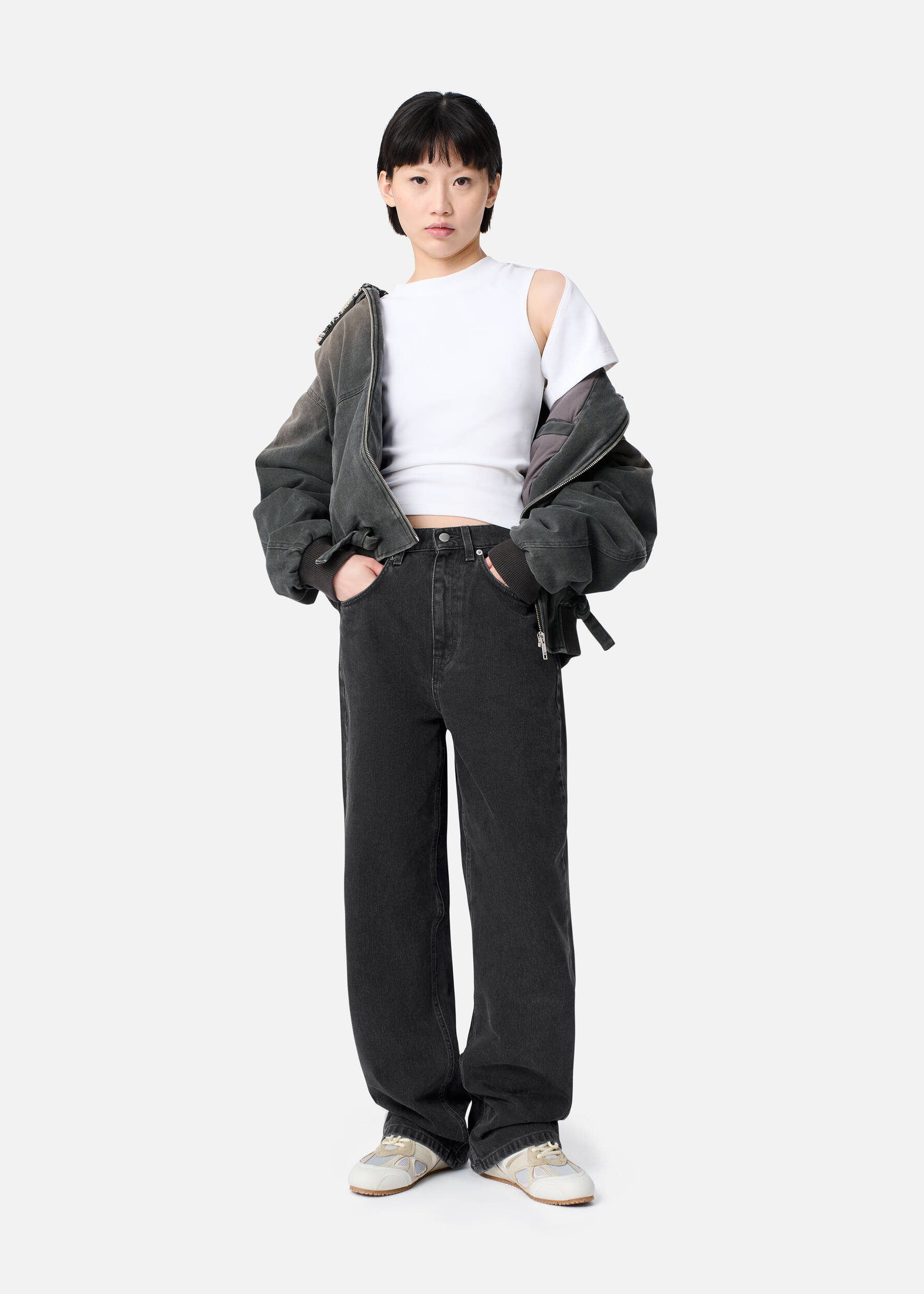 Sly Mid-Rise Jeans Black