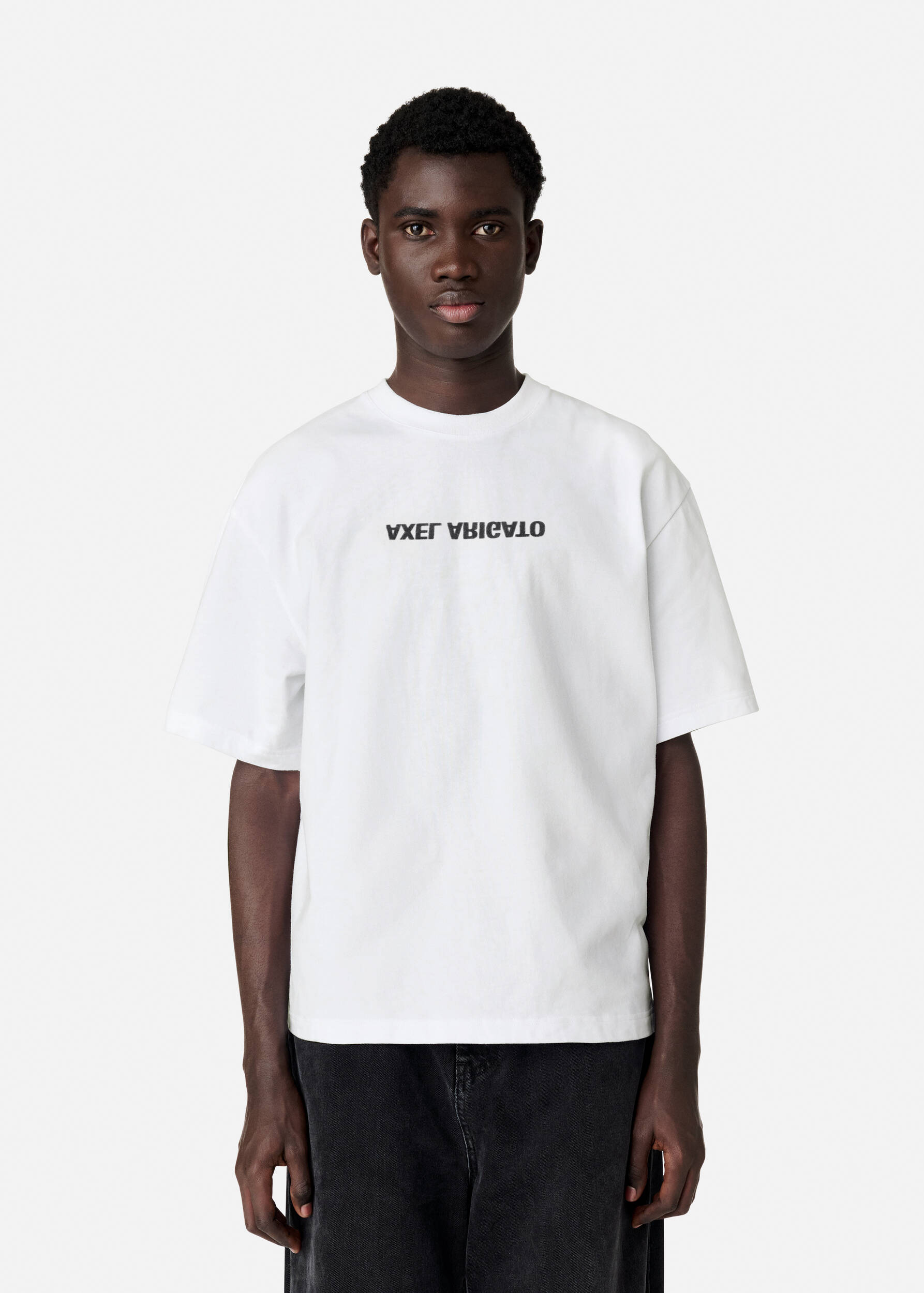 Distort Washed T-Shirt White