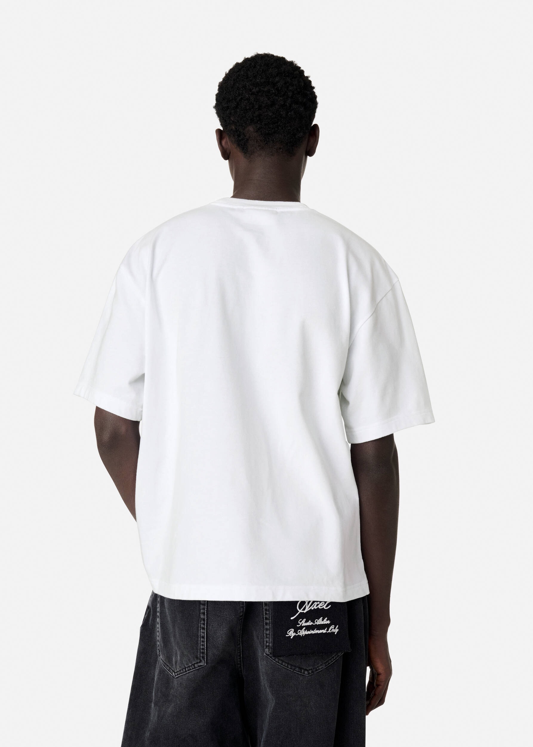 Distort Washed T-Shirt White