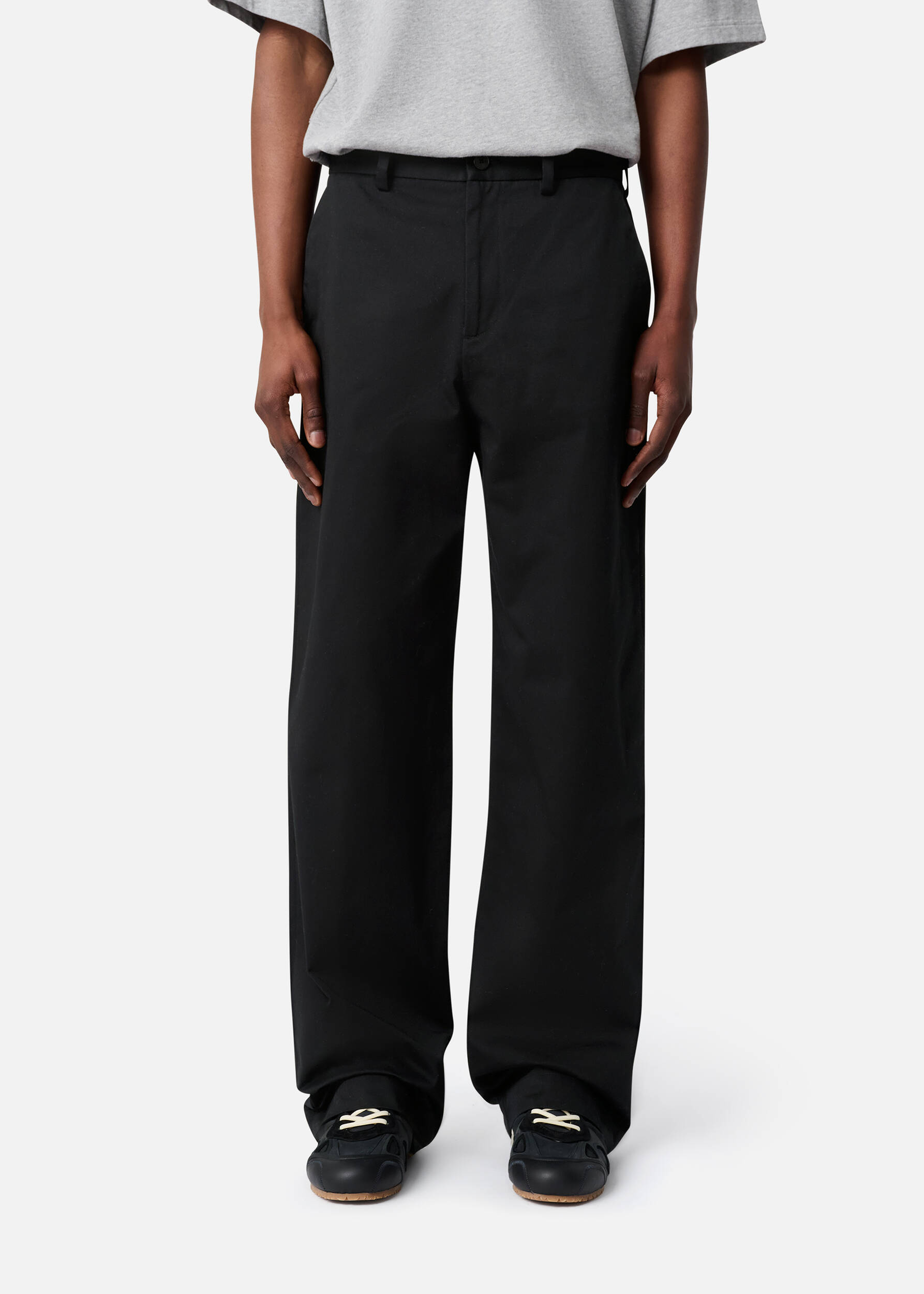 Serif Trouser Black