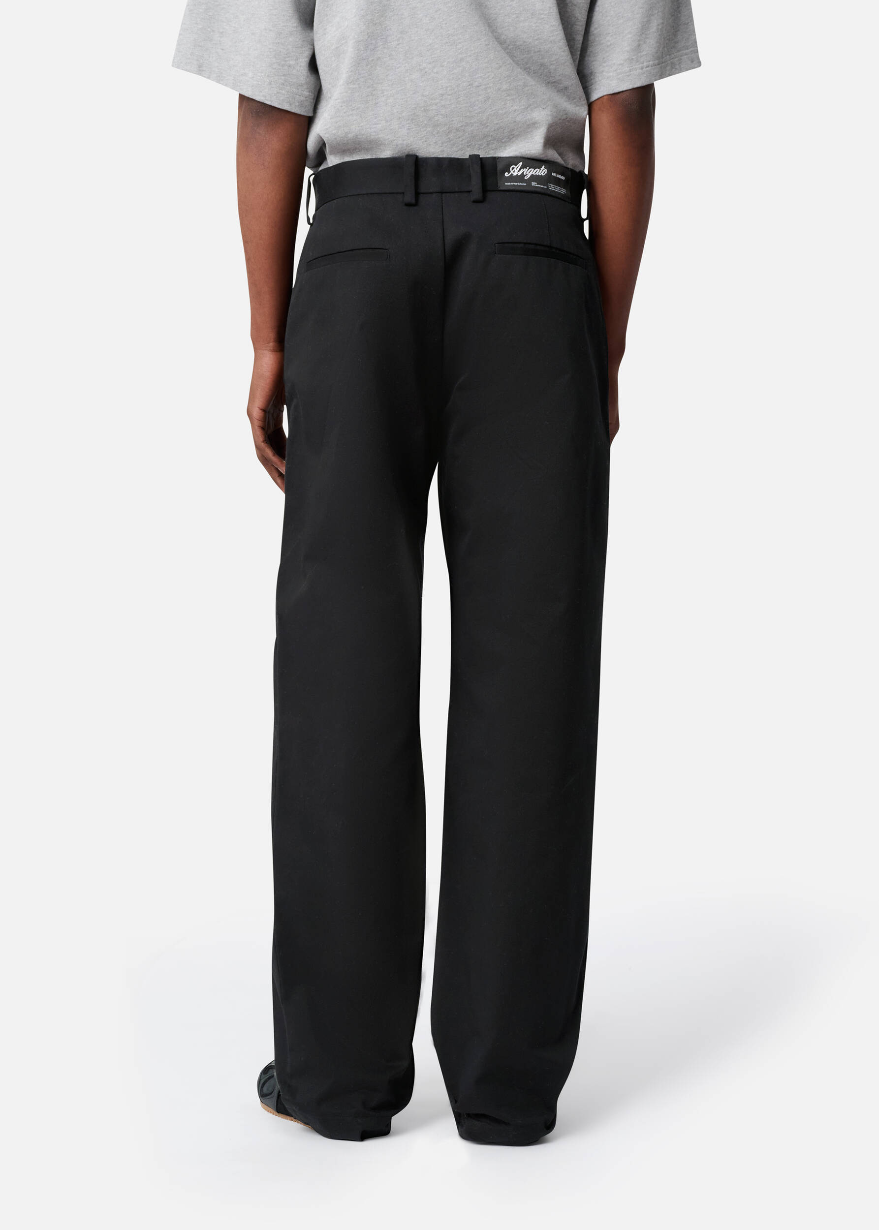 Serif Trouser Black