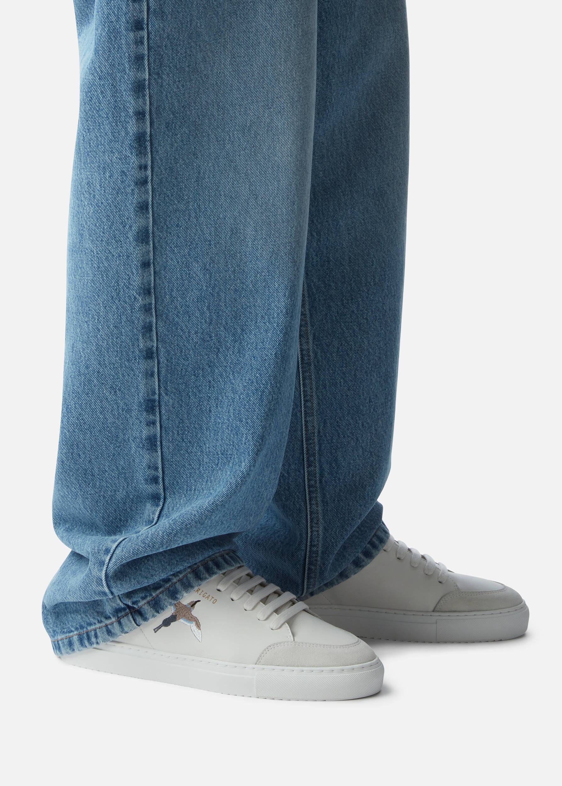 Clean 90 B Bird Sneaker White/Dark Blue