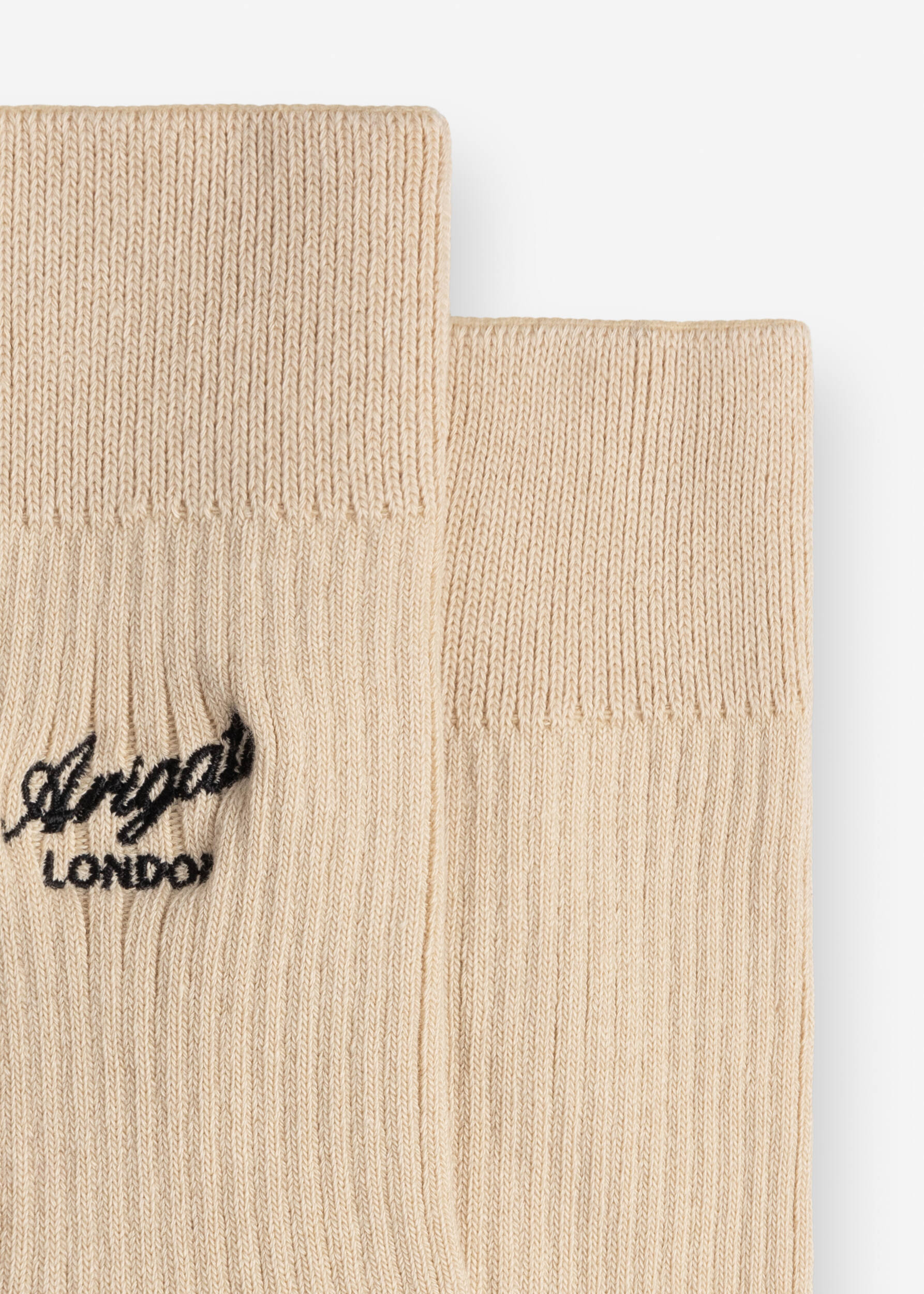 London Tube Sock Pale Beige