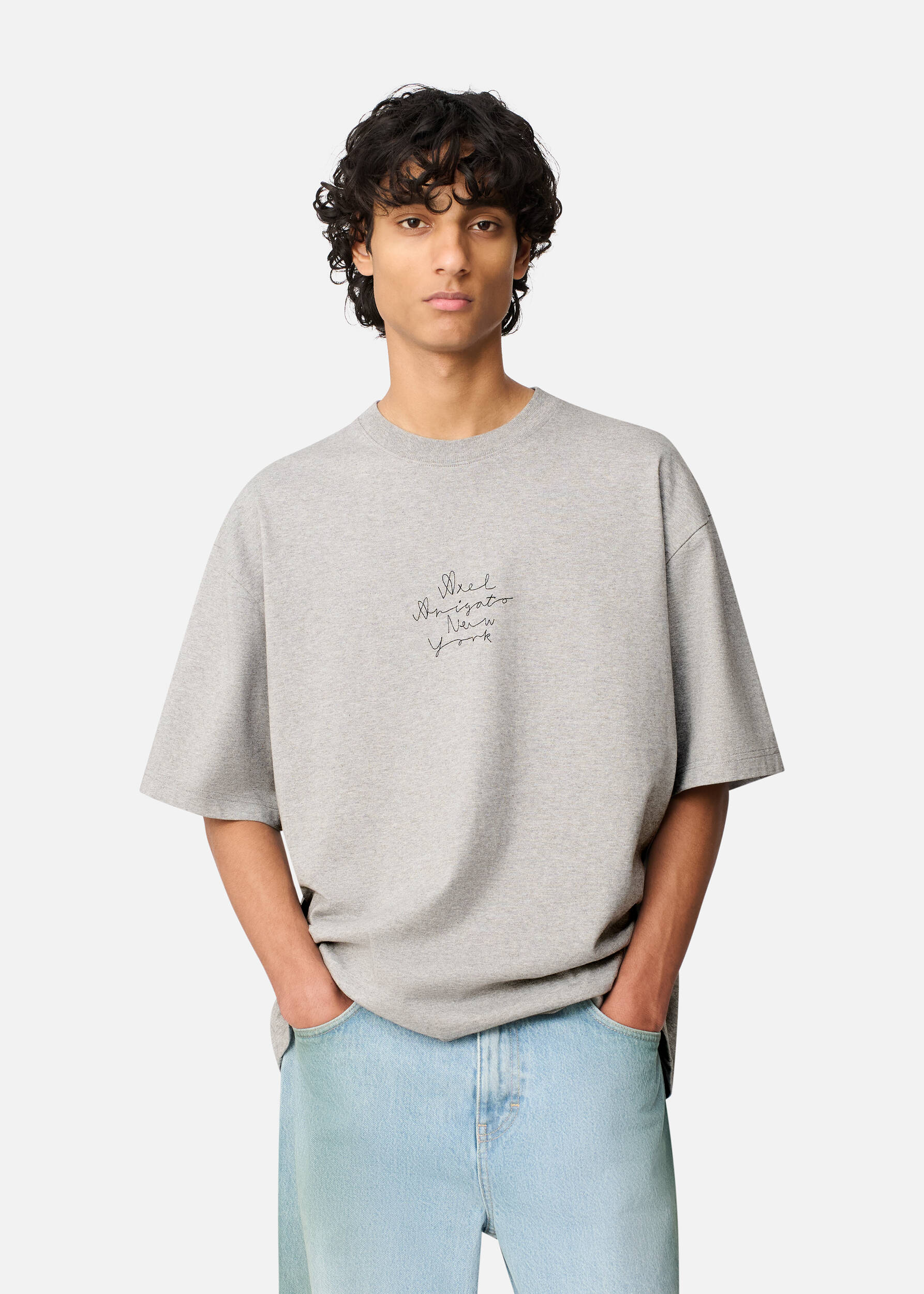 New York City T-Shirt Grey Melange