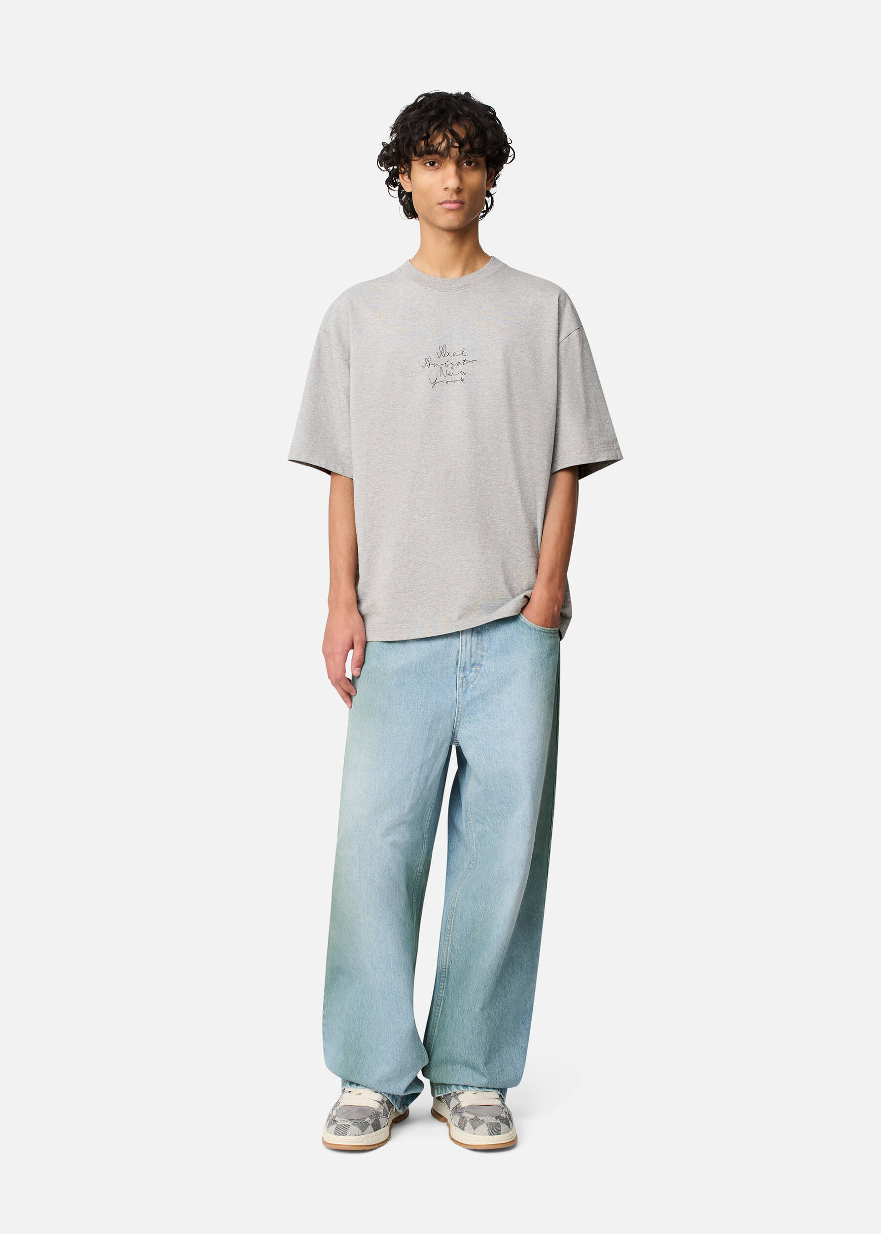 New York City T-Shirt Grey Melange