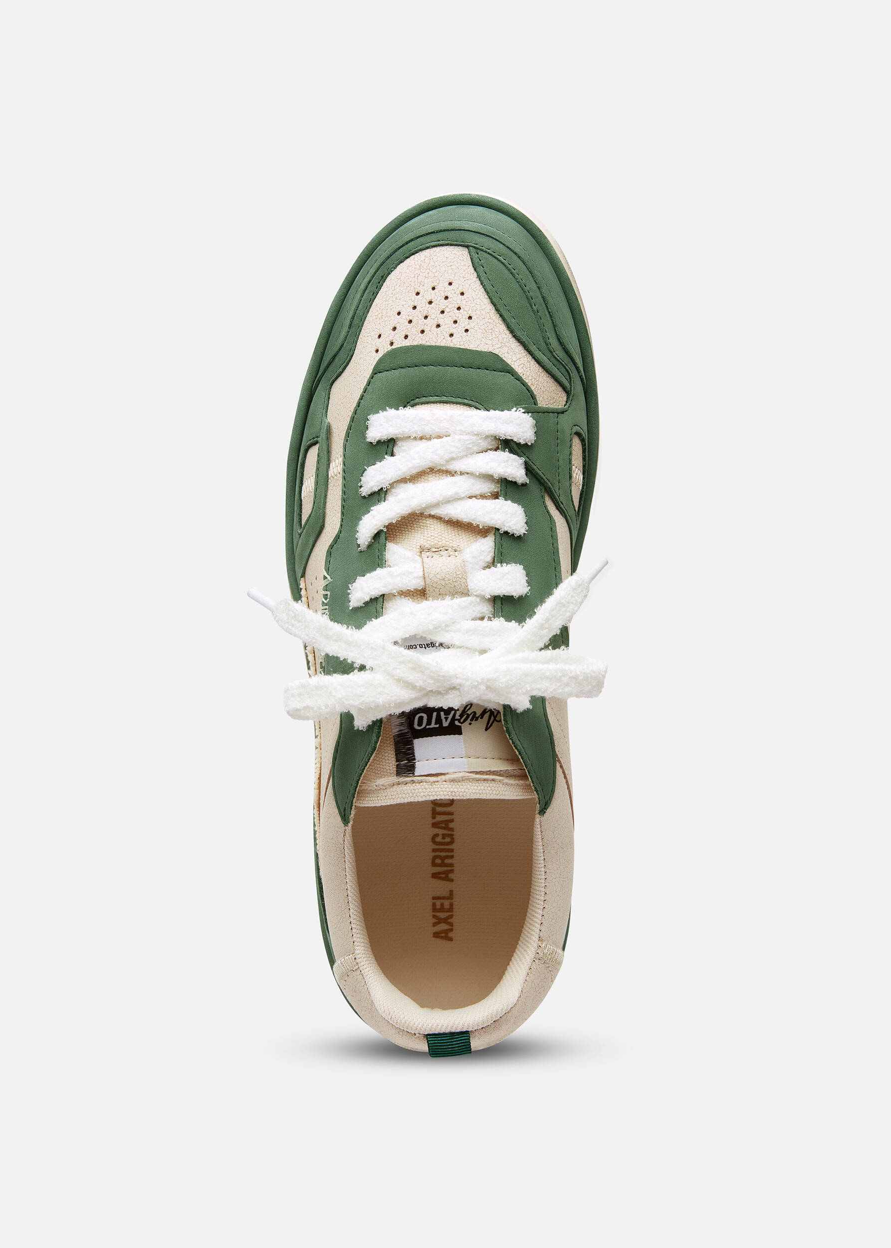 Dice Patchwork Sneaker Beige/Green