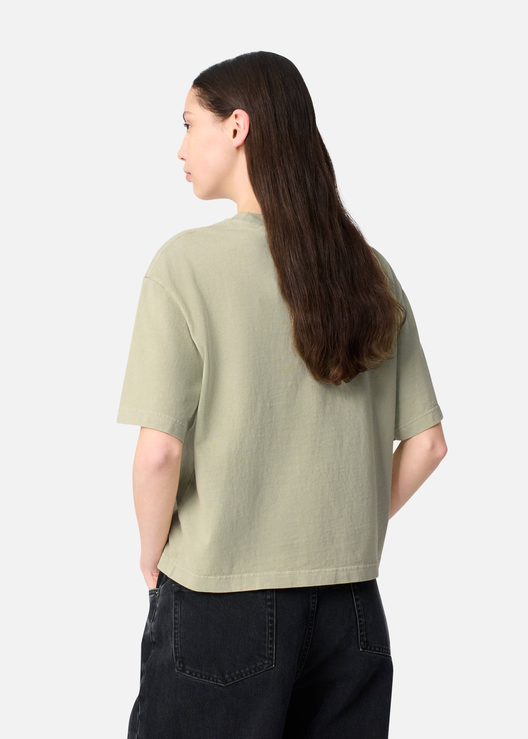 Distort T-Shirt Dusty Green