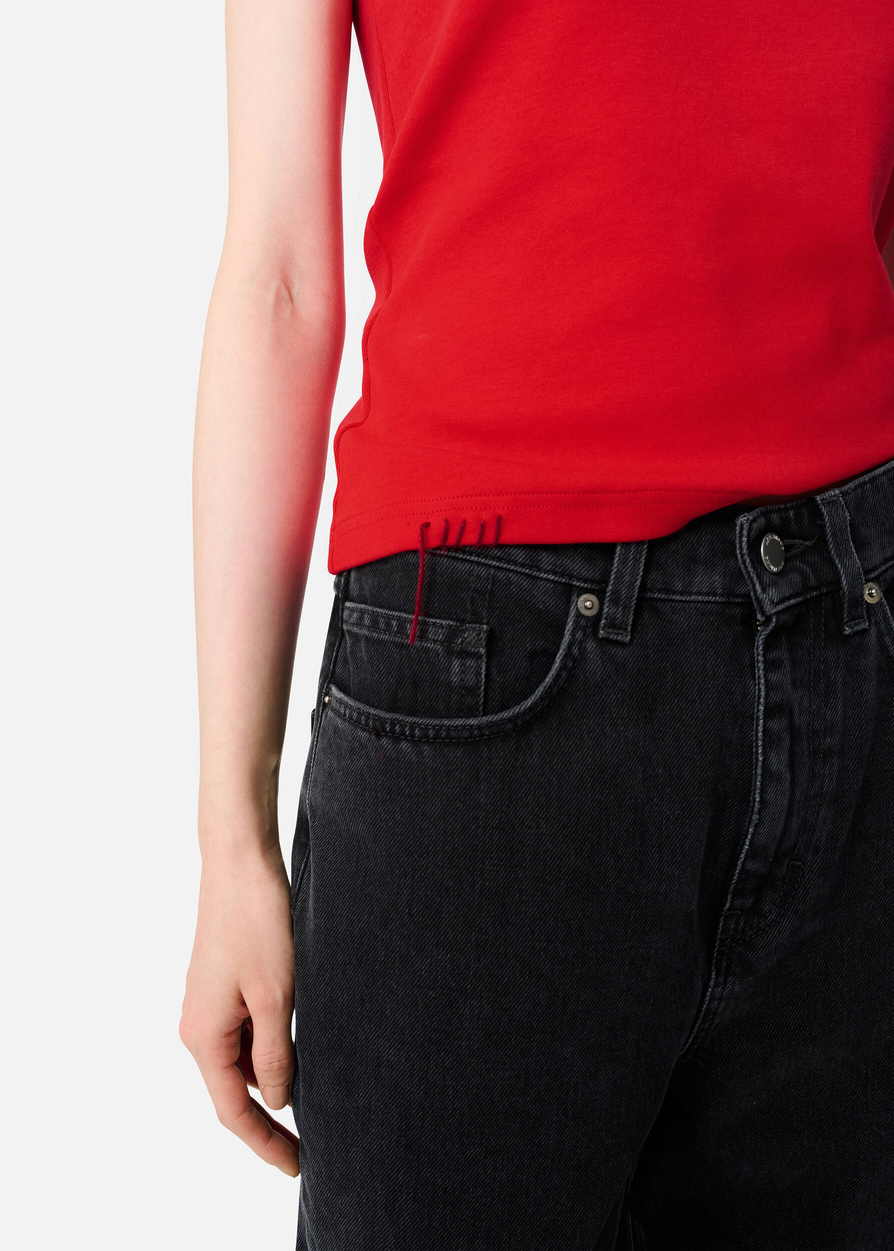 Traced Tank Top Bright Red