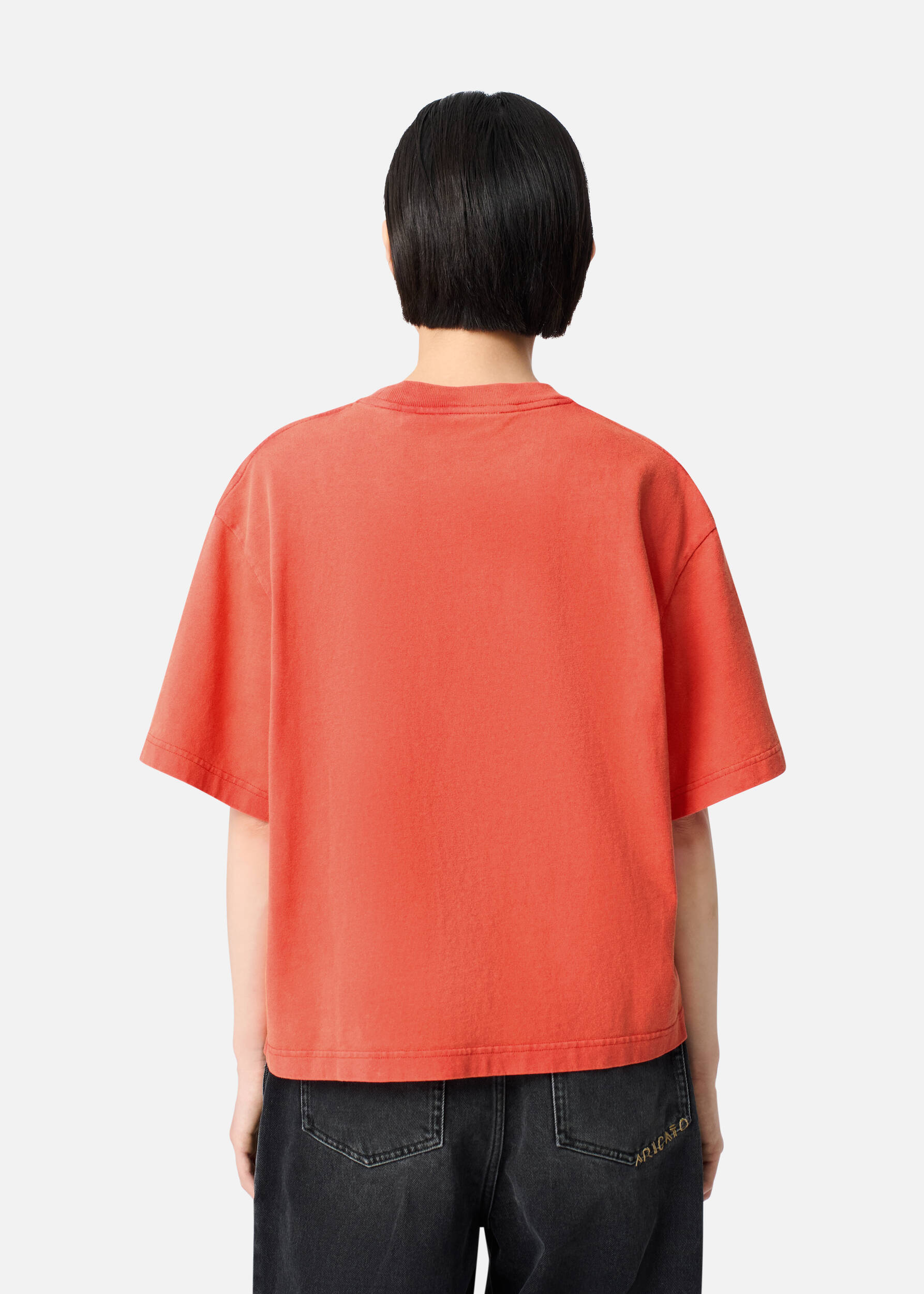Distort T-Shirt Bright Red