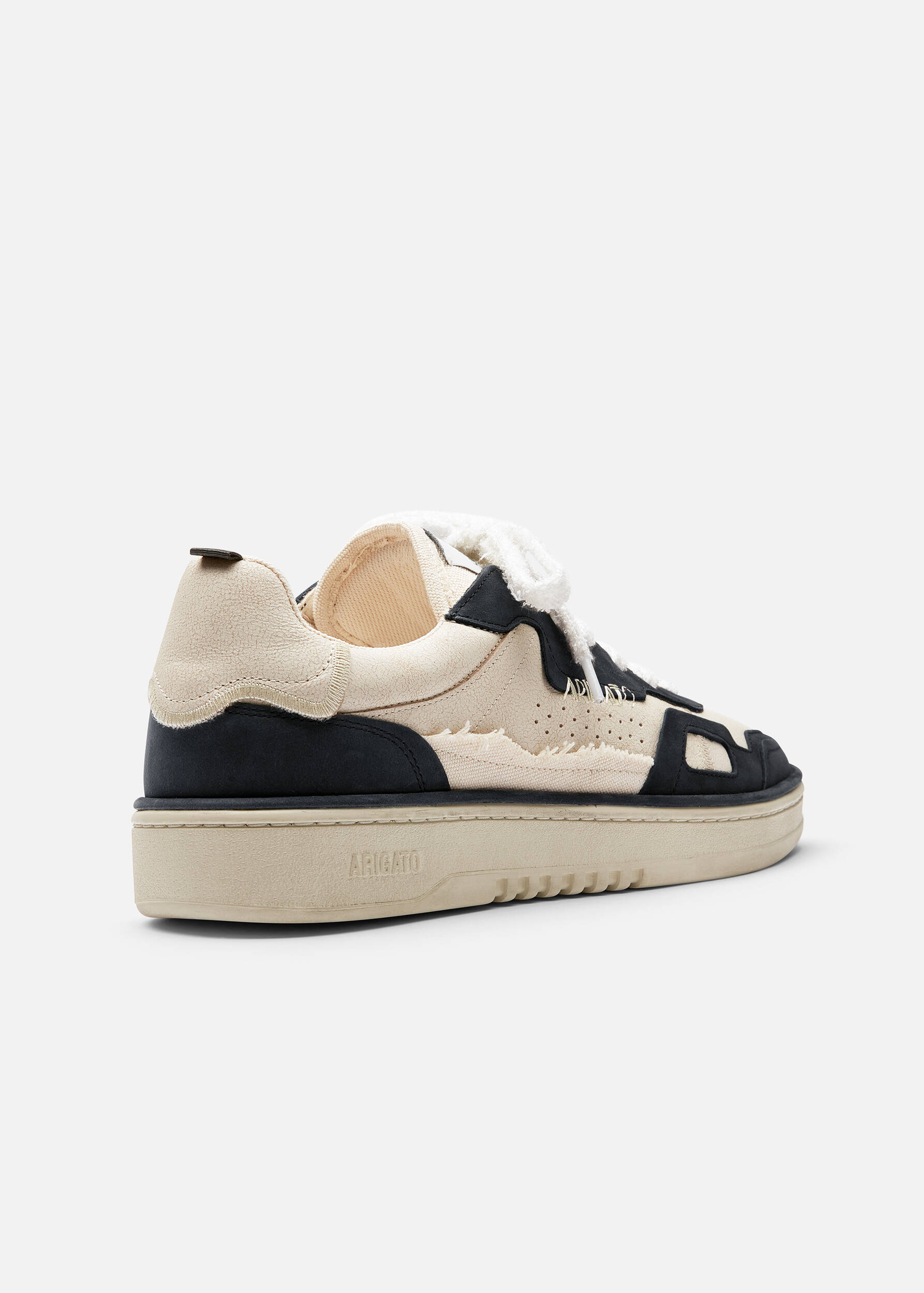 Dice Patchwork Sneaker Beige/Off Black
