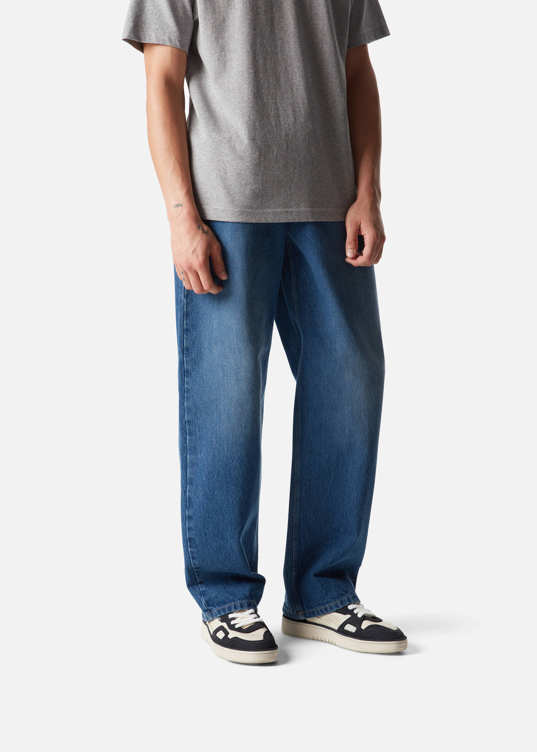 Dice Patchwork Sneaker Beige/Off Black