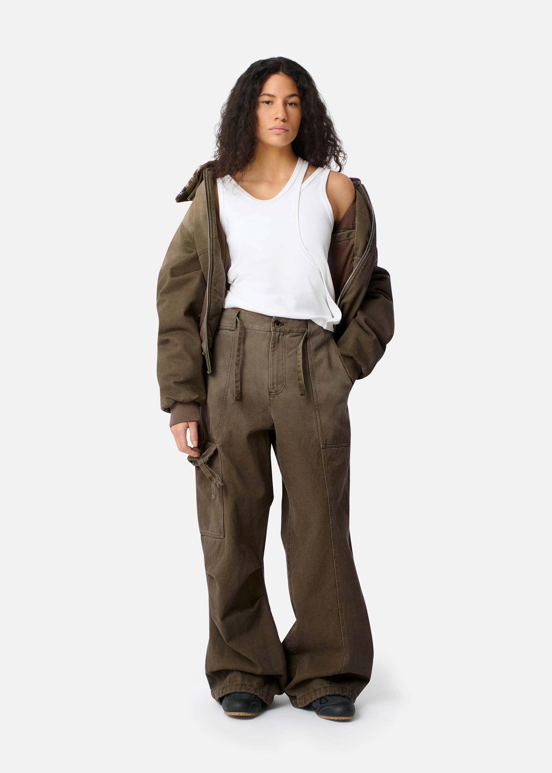 Rina Layered Tank Top White 3 Rina Layered Tank Top White