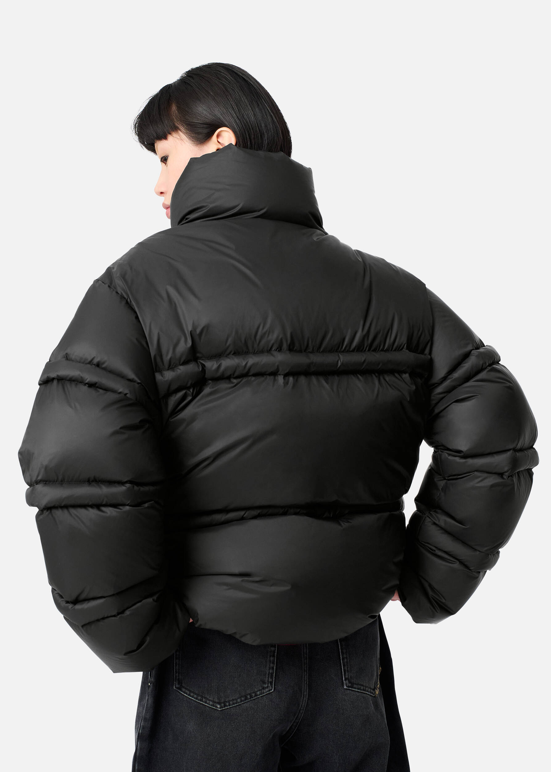 Veil Puffer Jacket Black