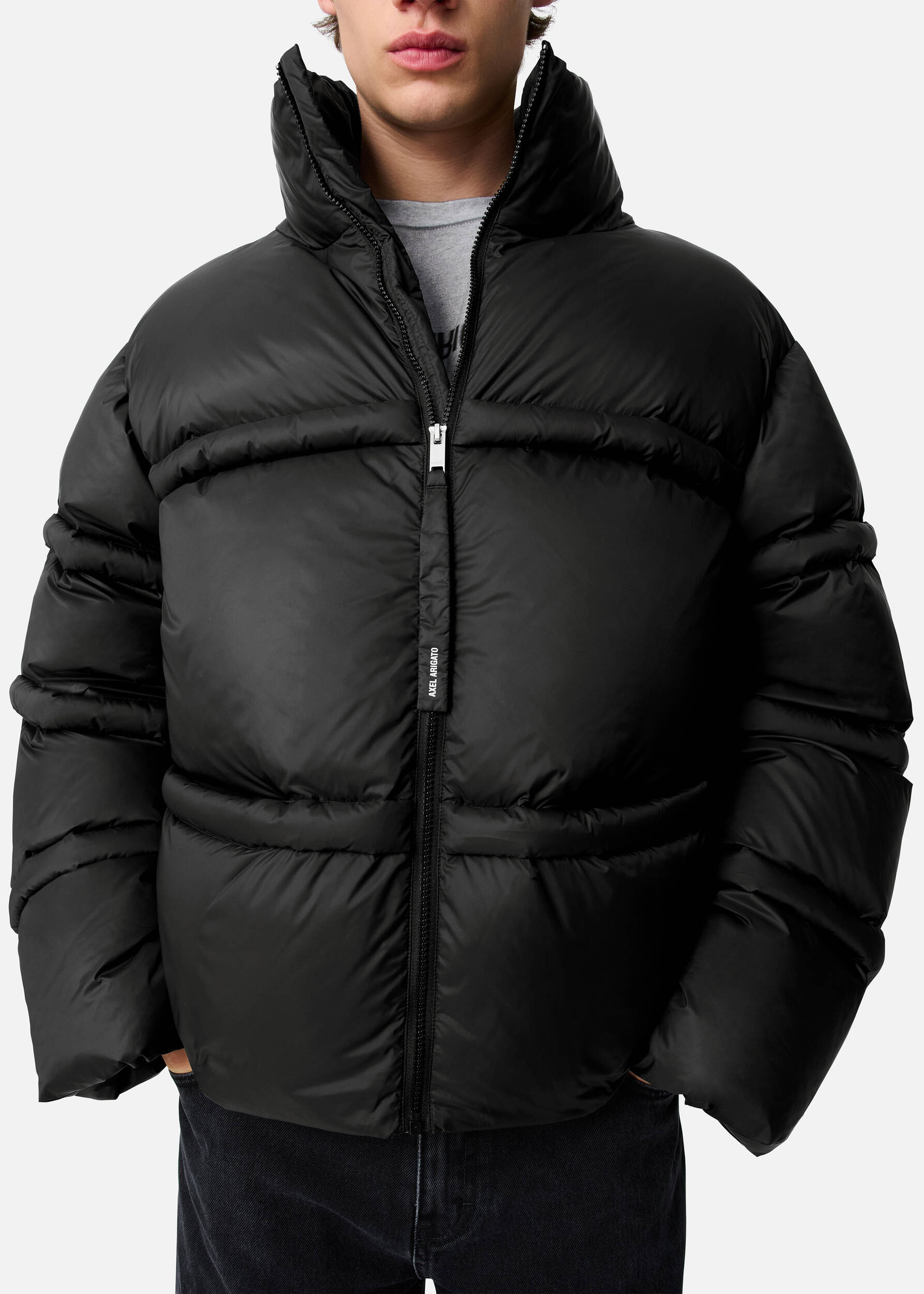 Veil Puffer Jacket Black
