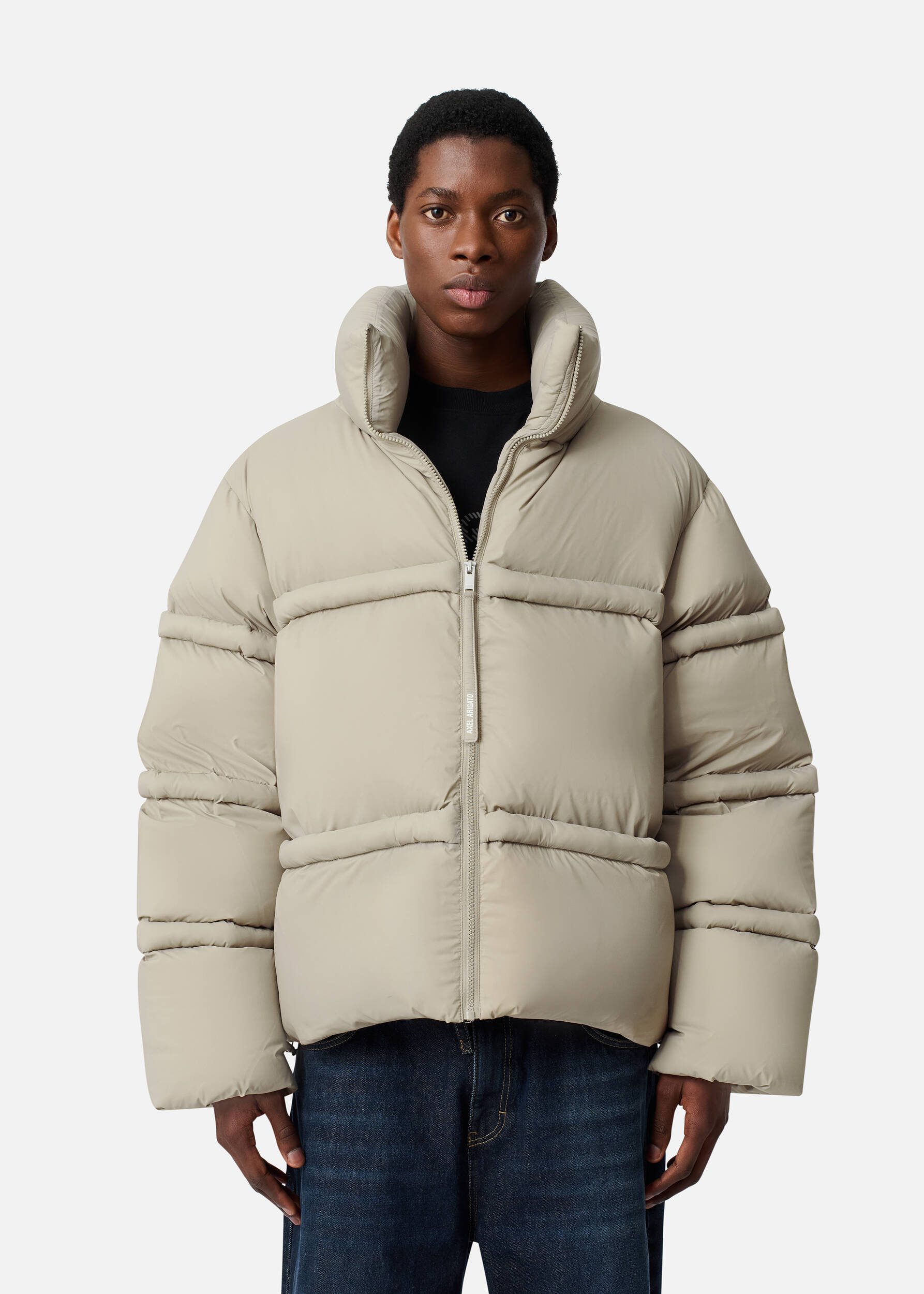 Veil Puffer Jacket Stone Brown