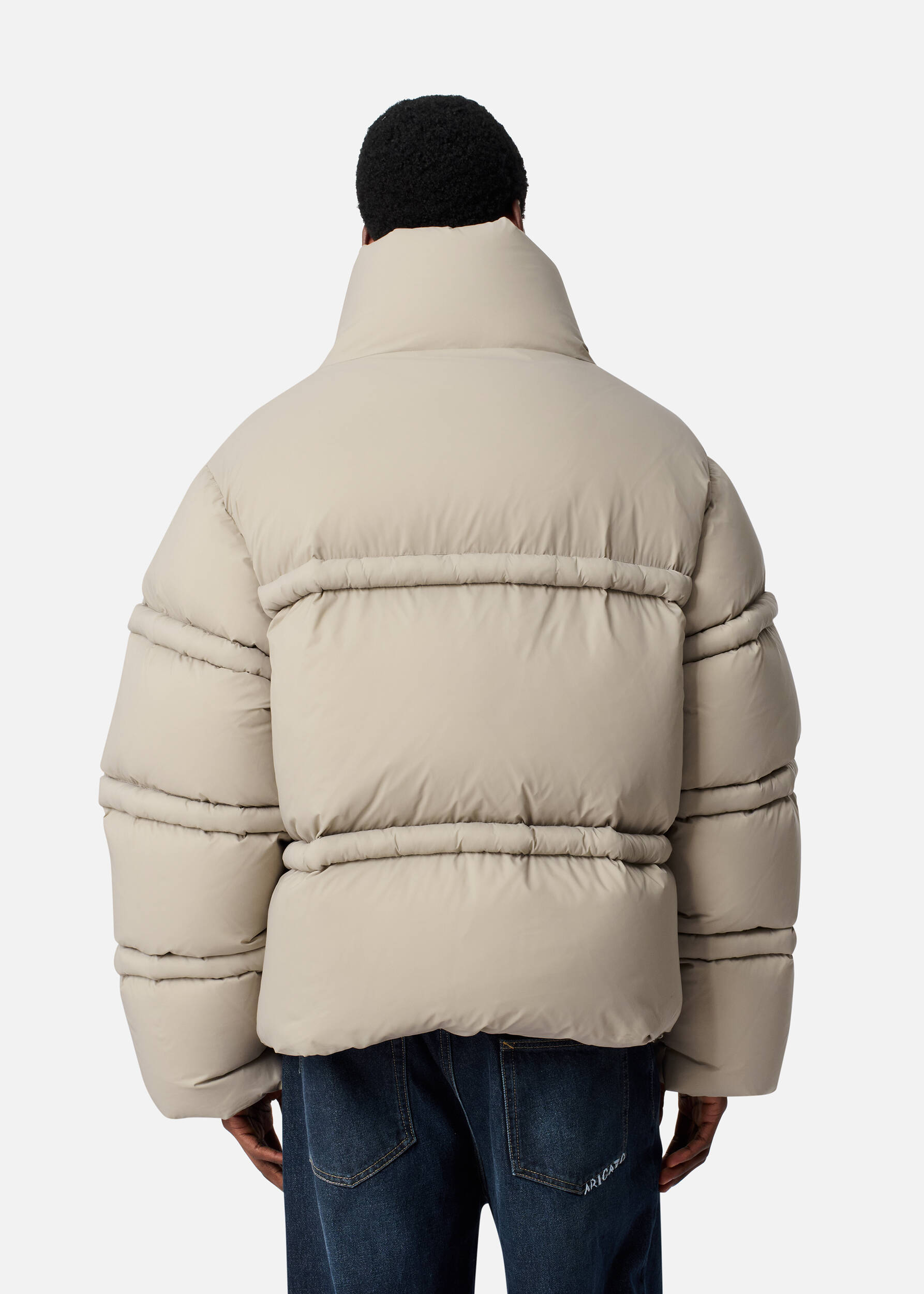 Veil Puffer Jacket Stone Brown