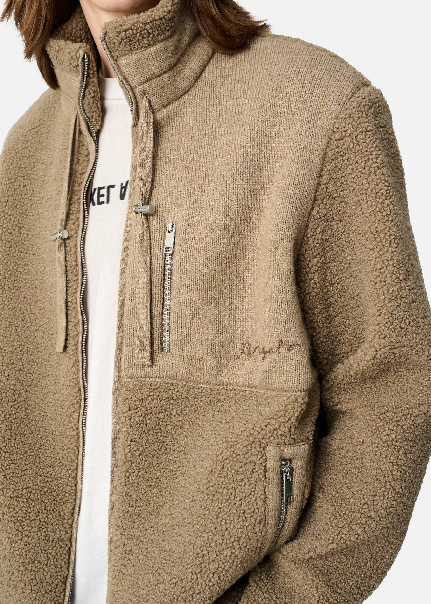 Alpine Fleece Jacket Stone Brown