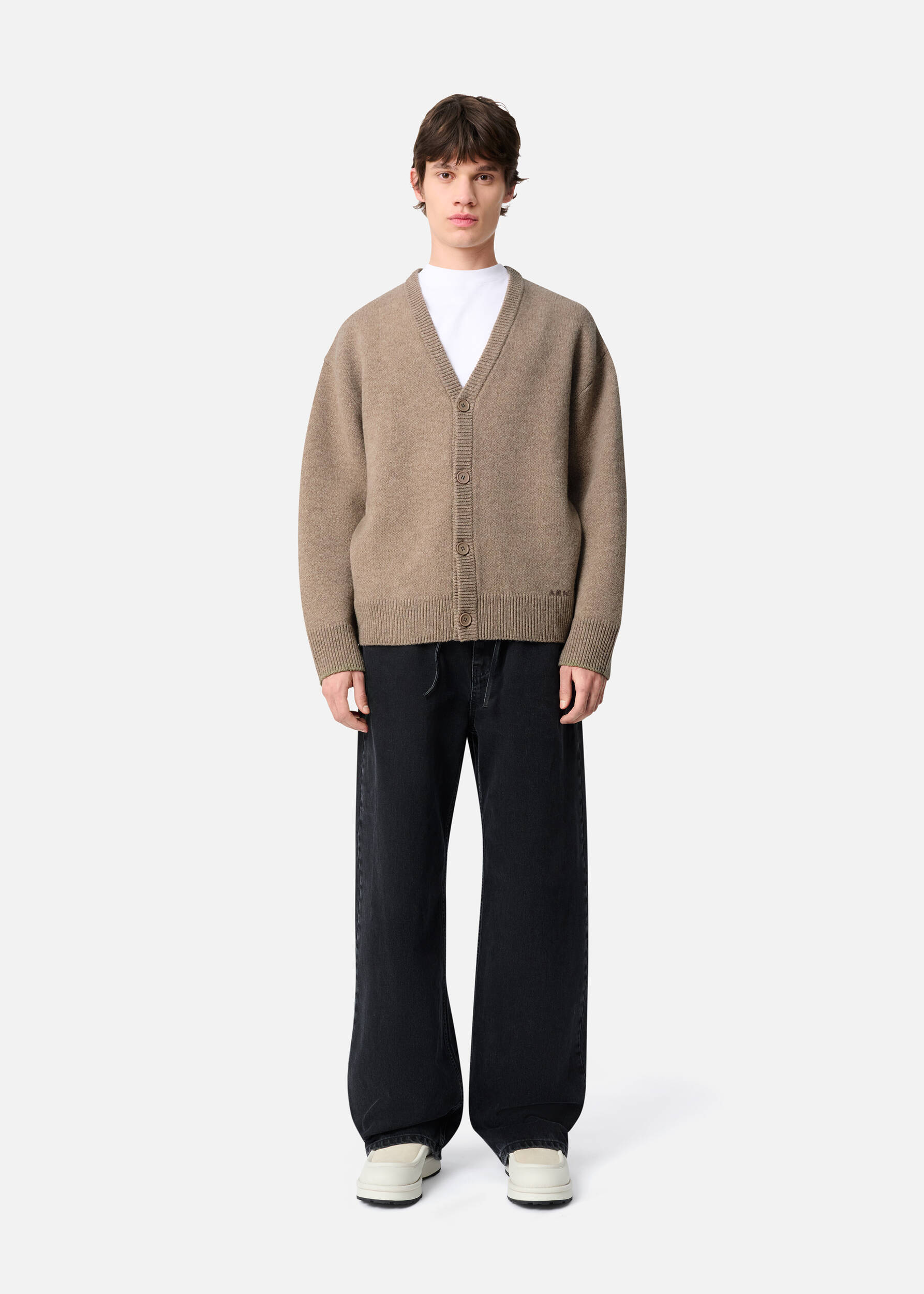 Milo Cardigan Stone Brown 3 Milo Cardigan Stone Brown