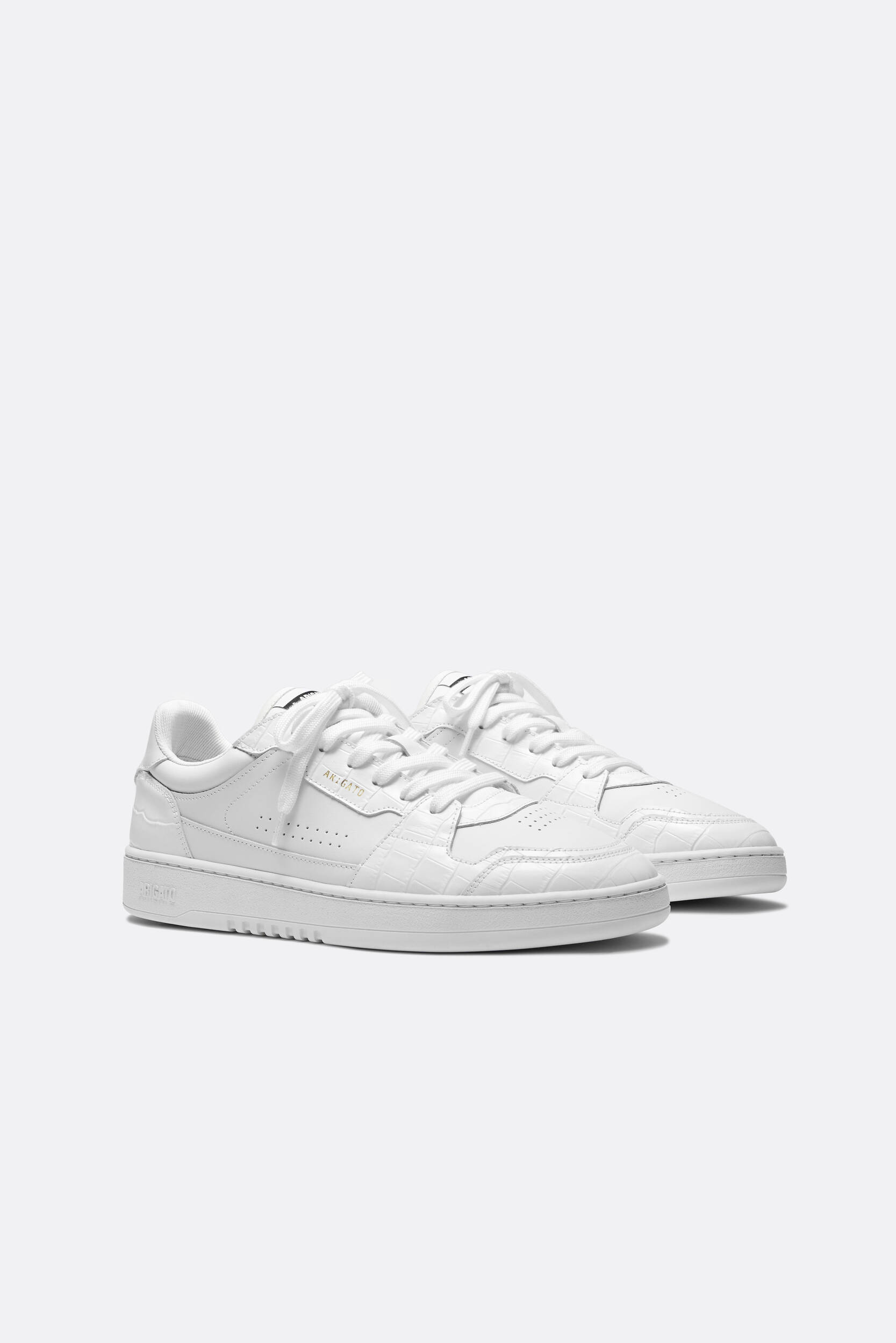 Dice Lo Croc Sneaker White/White