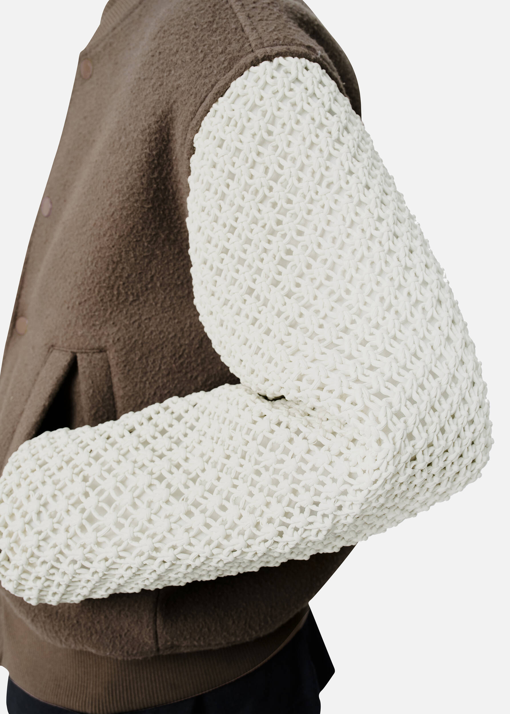 Titan Varsity Jacket Stone Brown