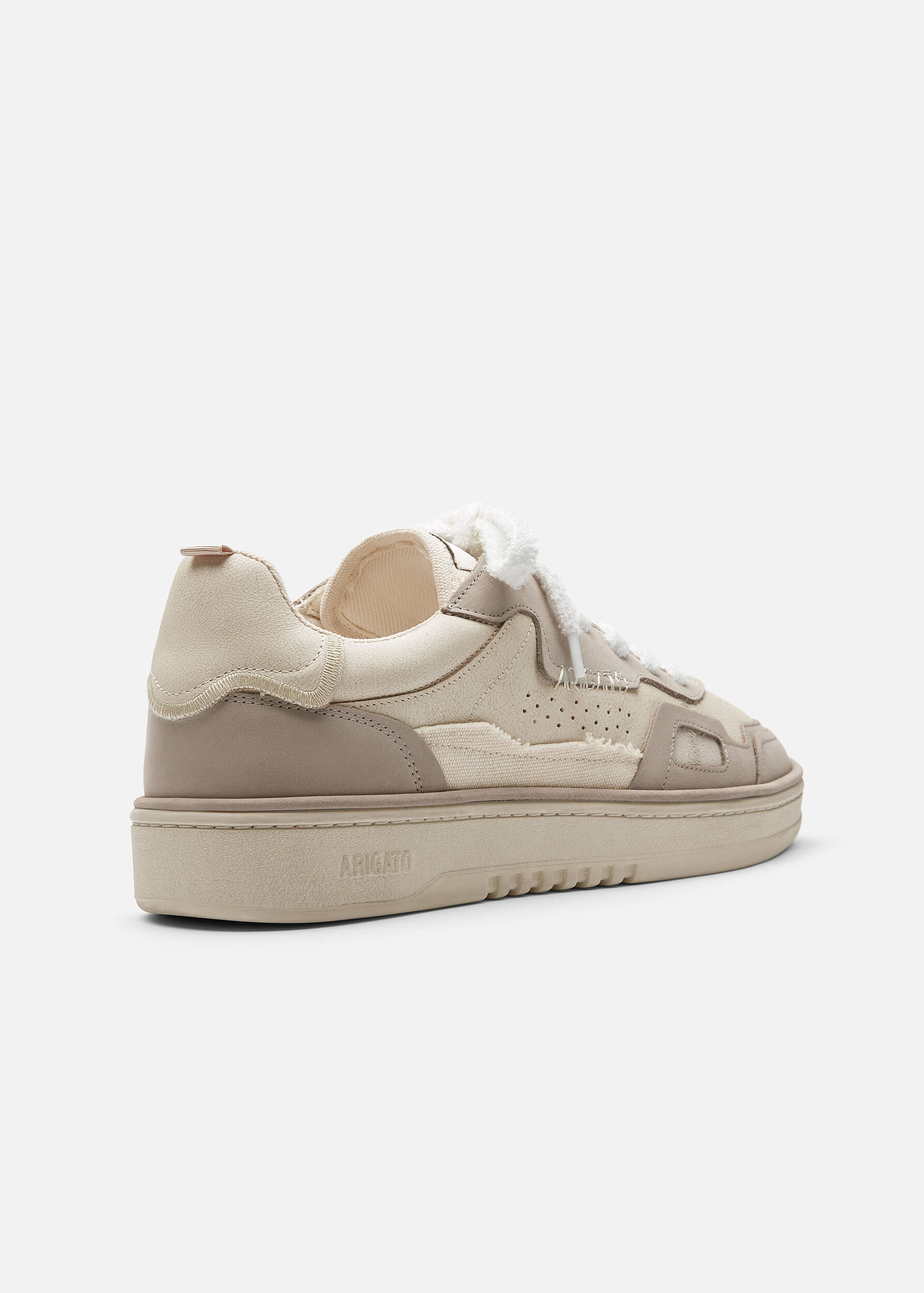 Dice Patchwork Sneaker Beige/Light Grey