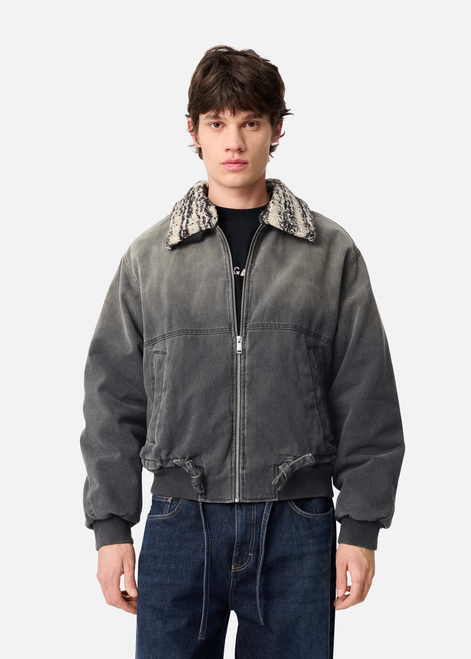 Axis Denim Jacket Grey